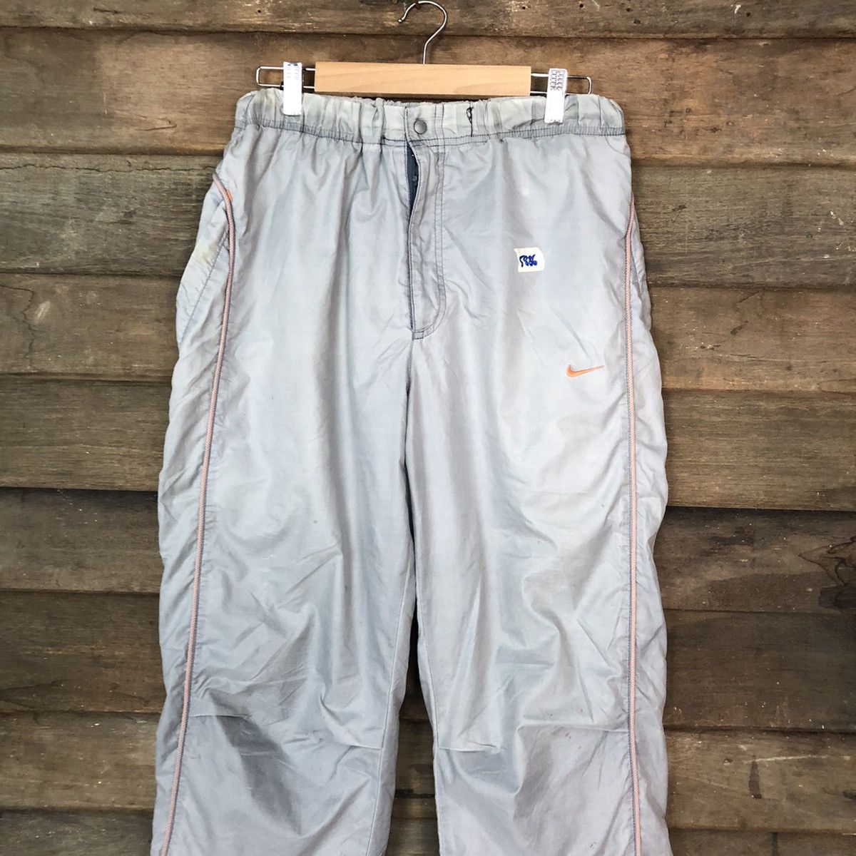 Nike Nike Grey sportwear hiking track Pants #5885 Size US 30 / EU 46 - 2 Thumbnail