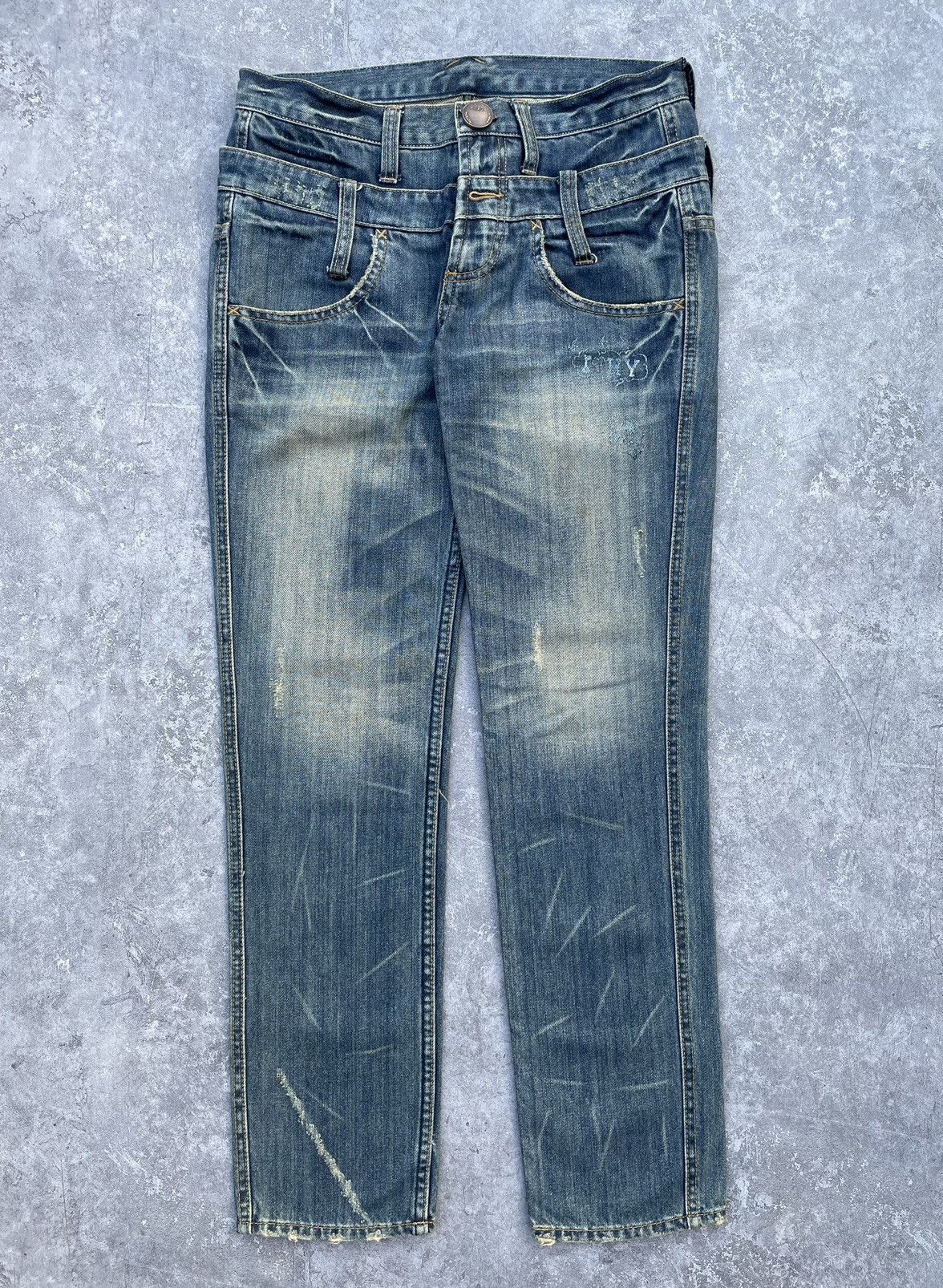 20471120 Hyoma Double Waist Denim | Grailed