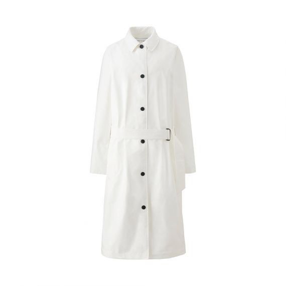 Lemaire × Uniqlo HEAT🔥Lemaire Paris Off White A line Trench Coat Size US L / EU 52-54 / 3 - 1 Thumbnail