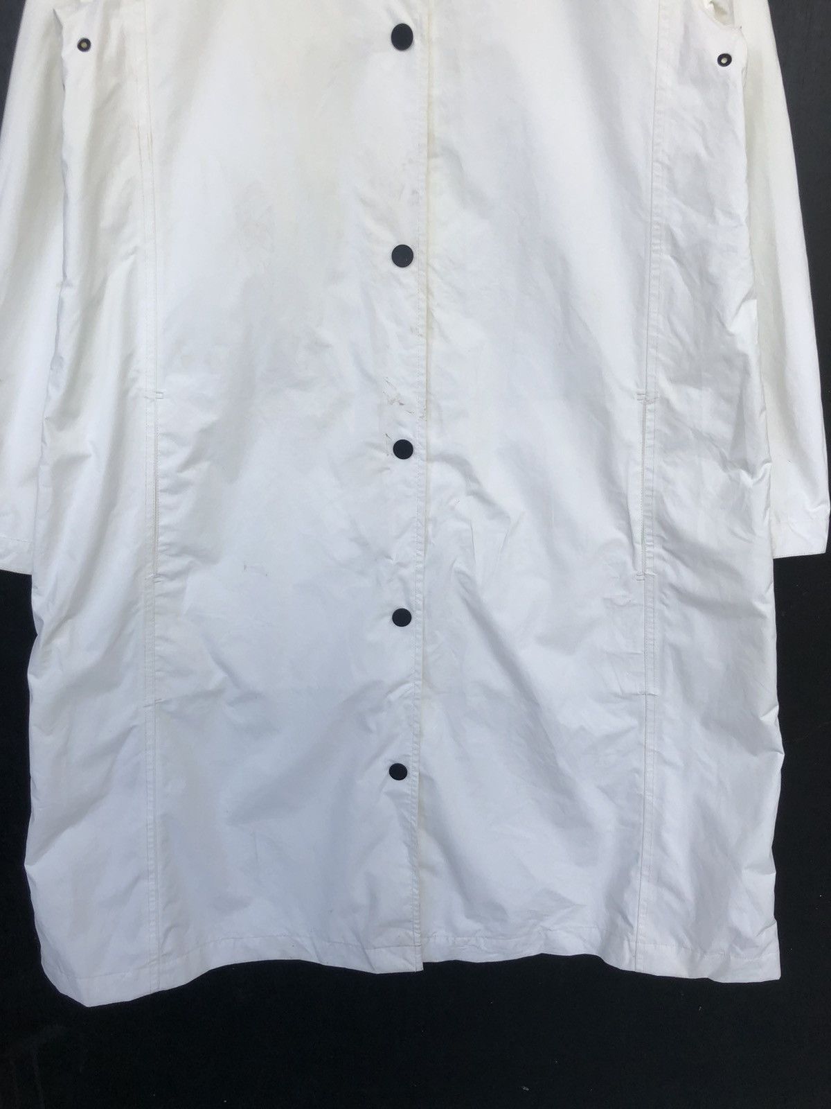 Lemaire × Uniqlo HEAT🔥Lemaire Paris Off White A line Trench Coat Size US L / EU 52-54 / 3 - 5 Thumbnail
