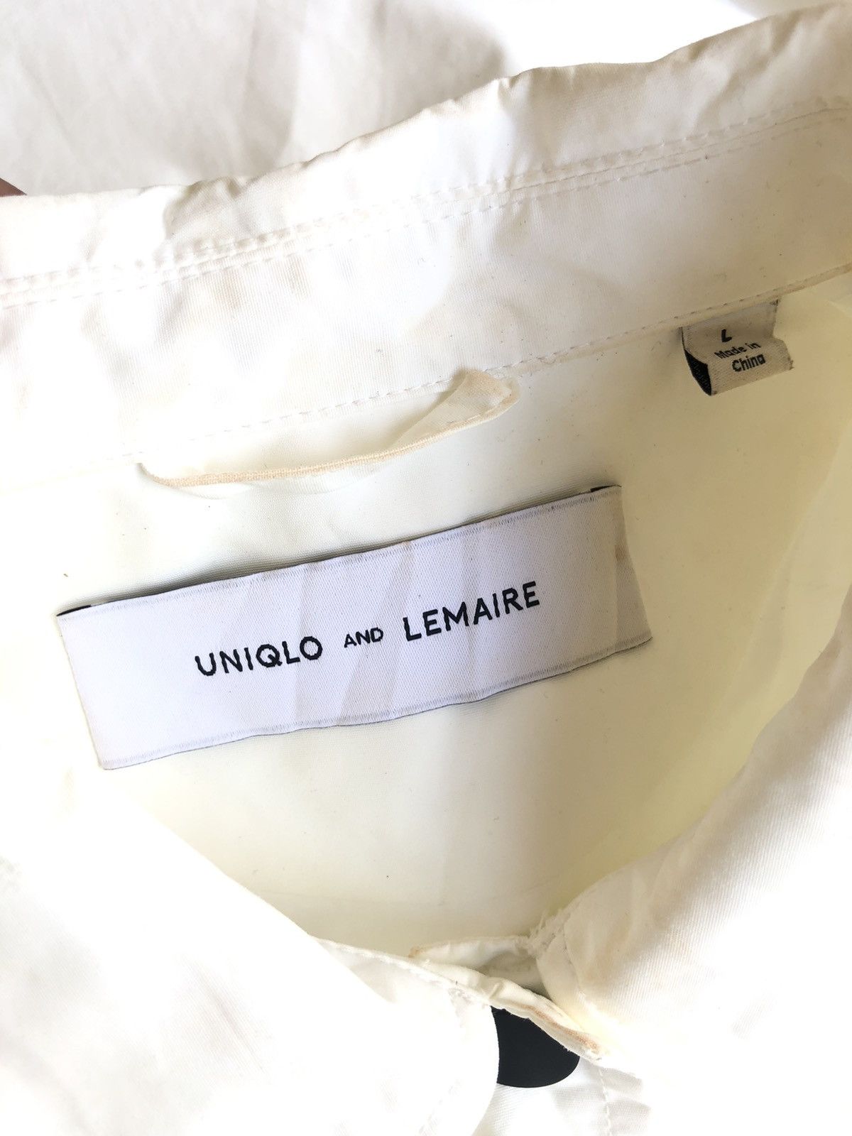 Lemaire × Uniqlo HEAT🔥Lemaire Paris Off White A line Trench Coat Size US L / EU 52-54 / 3 - 8 Thumbnail