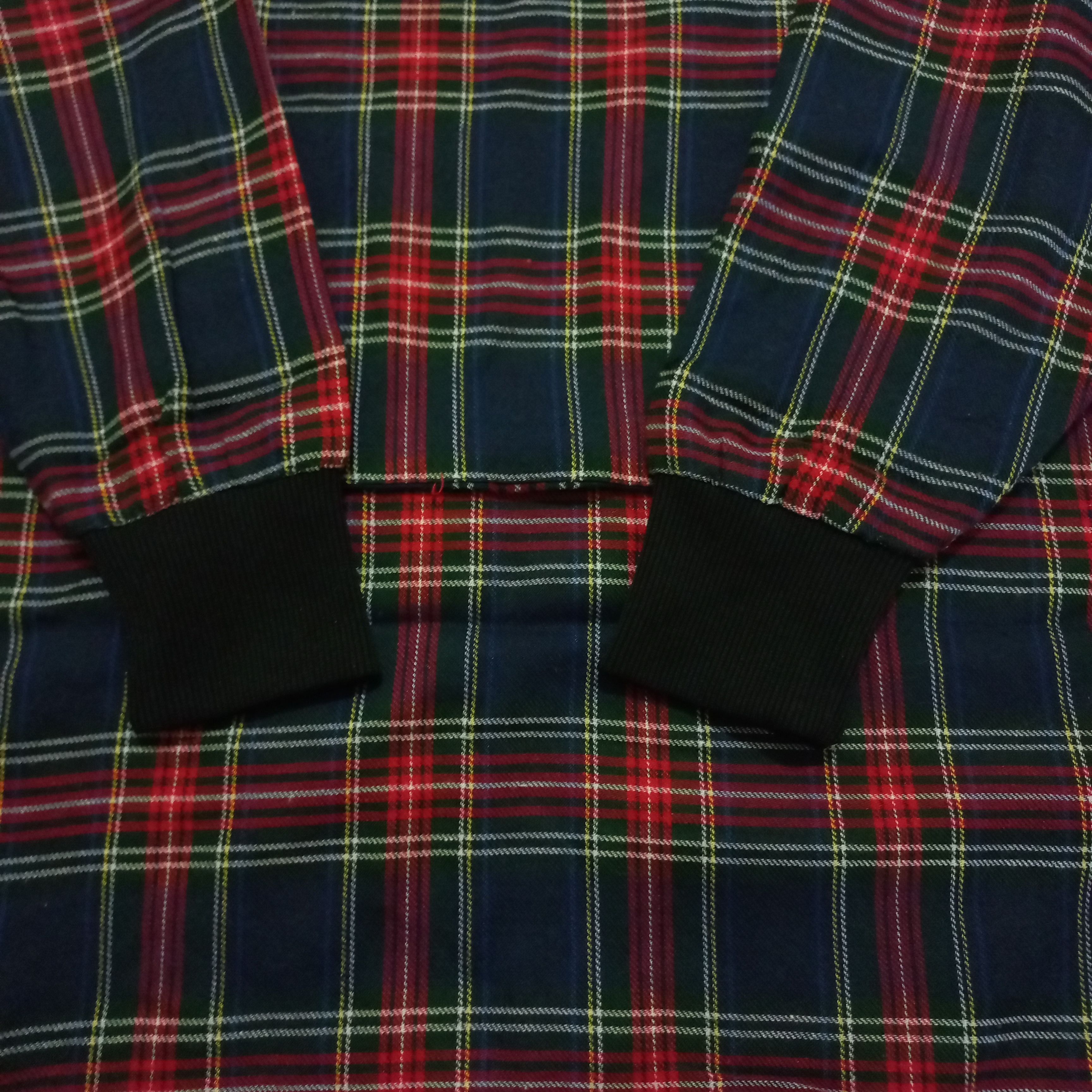 Japanese Brand Super Lovers Rock - Skull Logo Plaid Halfzip Cagoule Jacket Size US L / EU 52-54 / 3 - 4 Thumbnail