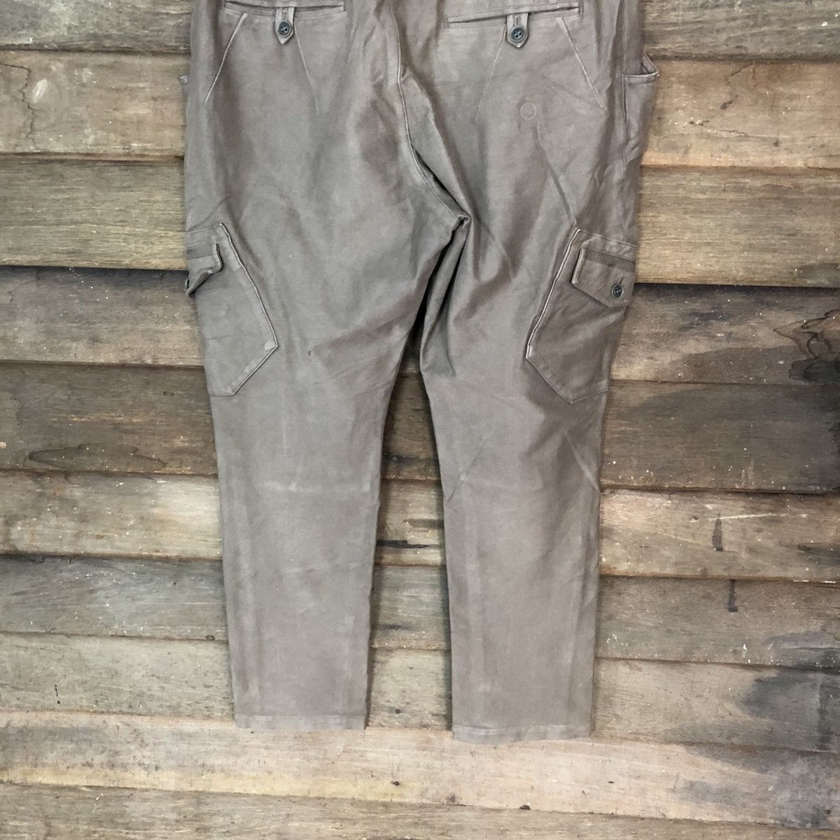 Japanese Brand Dw2R faded Brown multipocket jogger Cargo Pants #4028 Size US 28 / EU 44 - 12 Thumbnail