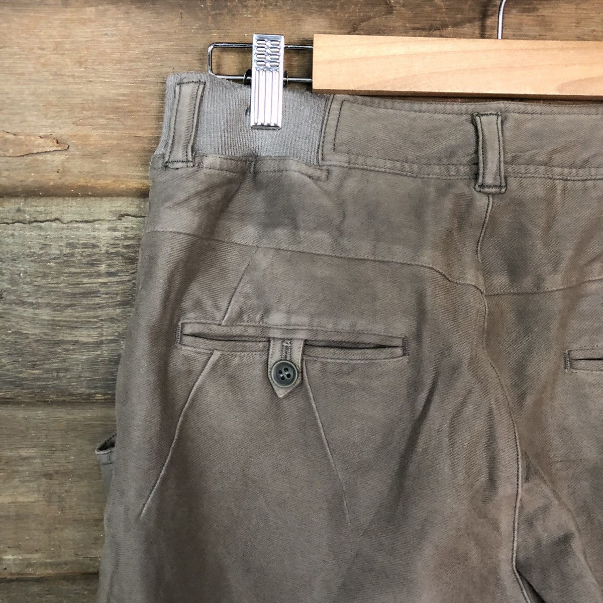 Japanese Brand Dw2R faded Brown multipocket jogger Cargo Pants #4028 Size US 28 / EU 44 - 13 Thumbnail
