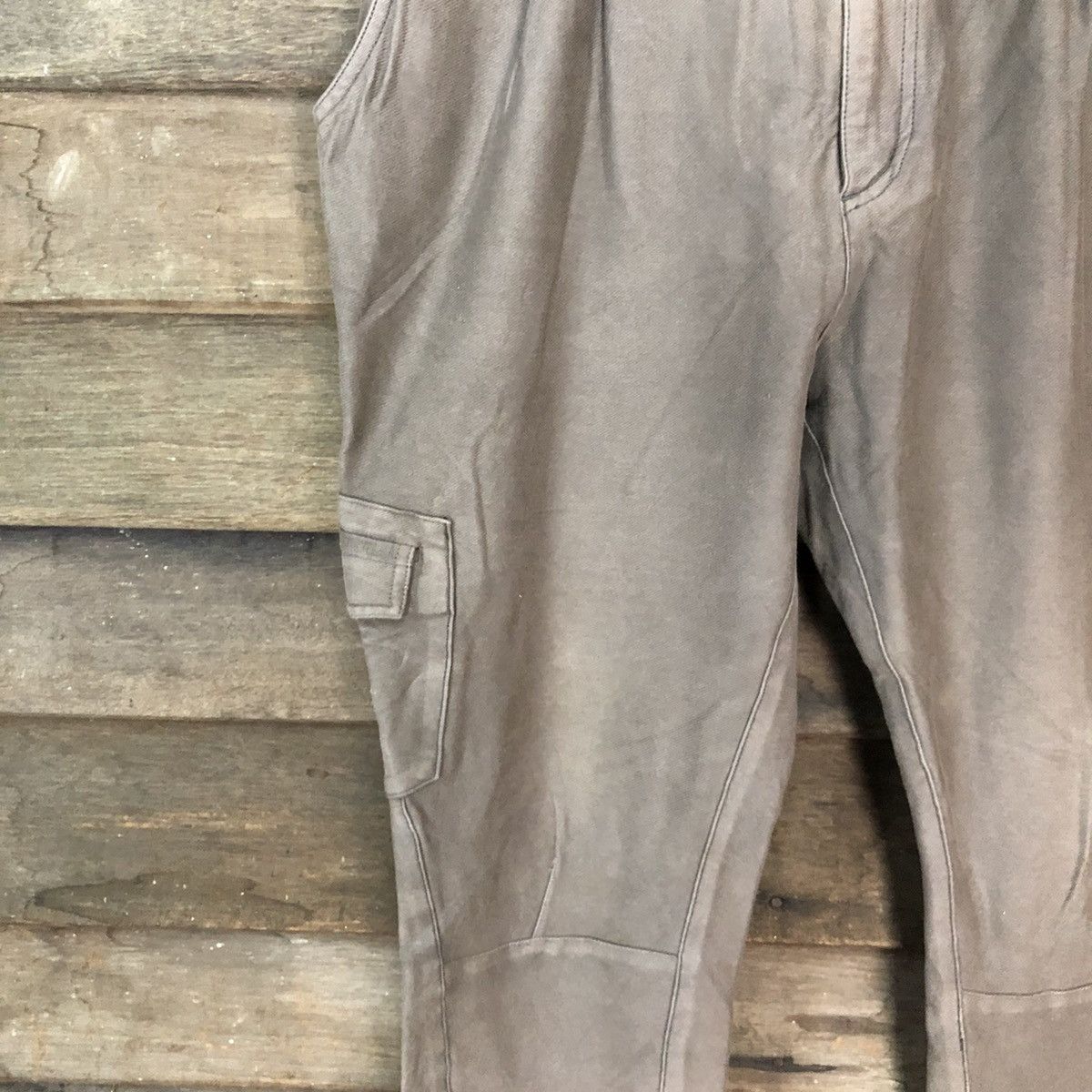 Japanese Brand Dw2R faded Brown multipocket jogger Cargo Pants #4028 Size US 28 / EU 44 - 5 Thumbnail