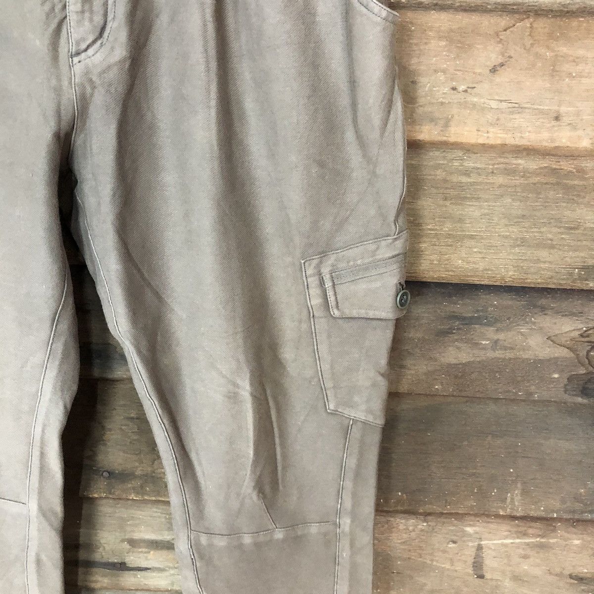 Japanese Brand Dw2R faded Brown multipocket jogger Cargo Pants #4028 Size US 28 / EU 44 - 6 Thumbnail