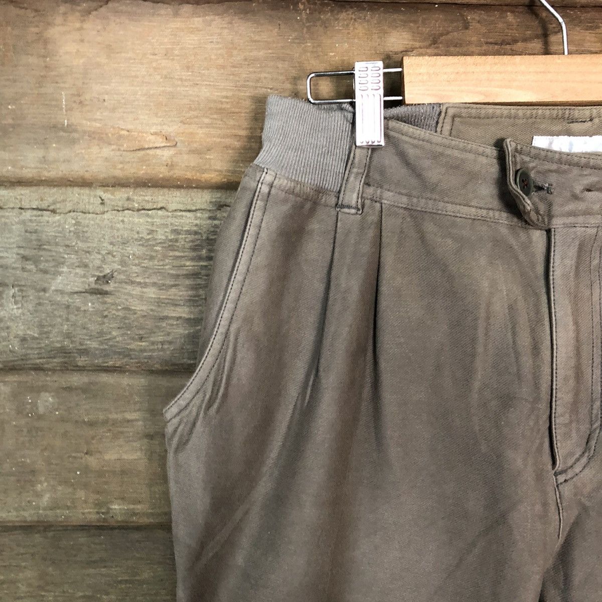 Japanese Brand Dw2R faded Brown multipocket jogger Cargo Pants #4028 Size US 28 / EU 44 - 3 Thumbnail