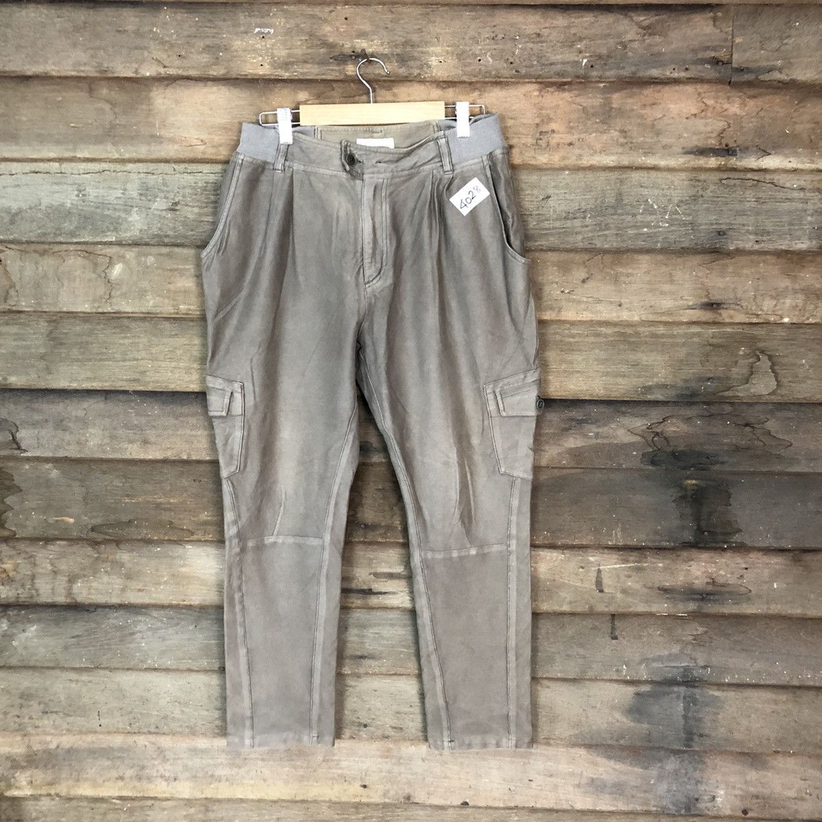 Dw2R faded Brown multipocket jogger Cargo Pants #4028