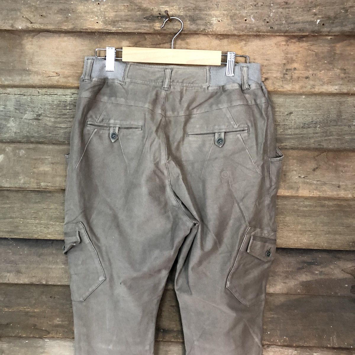 Japanese Brand Dw2R faded Brown multipocket jogger Cargo Pants #4028 Size US 28 / EU 44 - 11 Thumbnail
