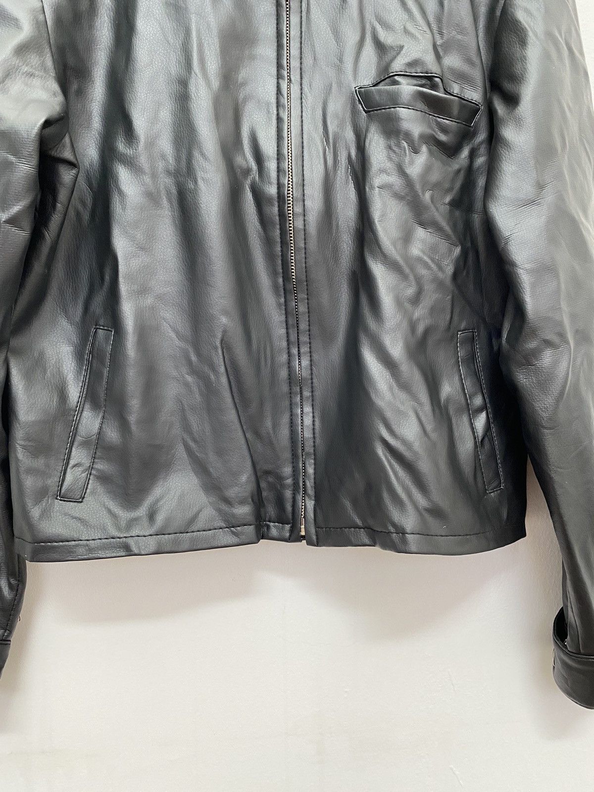 Japanese Brand Mat Hamk Biker Pvc Leather Jacket design Rare Size US M / EU 48-50 / 2 - 6 Thumbnail