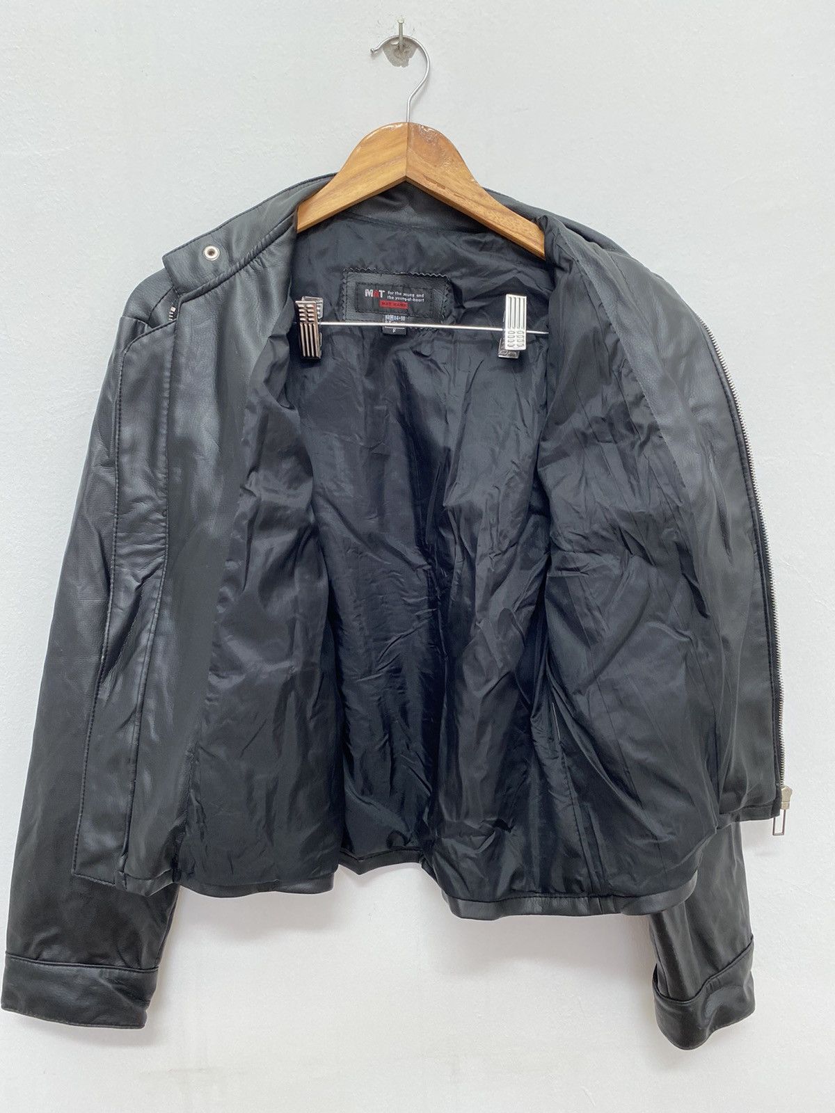 Japanese Brand Mat Hamk Biker Pvc Leather Jacket design Rare Size US M / EU 48-50 / 2 - 7 Thumbnail