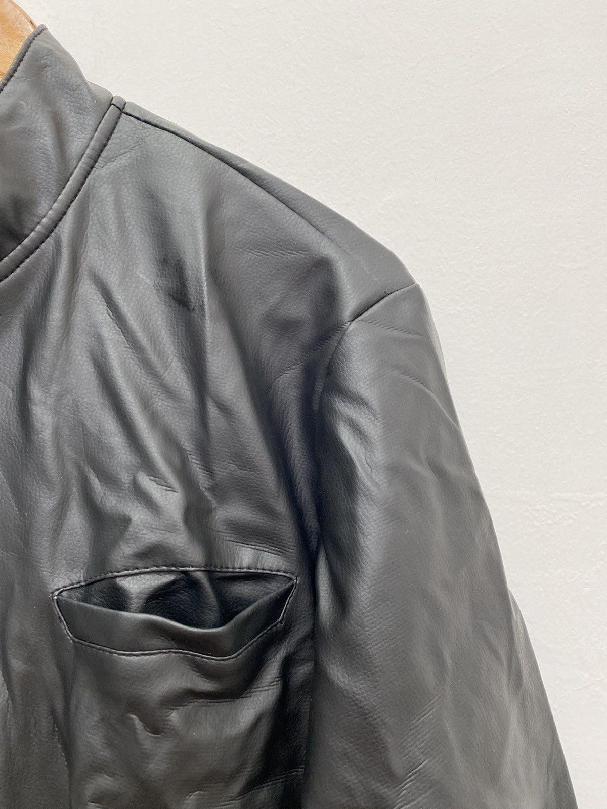 Japanese Brand Mat Hamk Biker Pvc Leather Jacket design Rare Size US M / EU 48-50 / 2 - 4 Thumbnail