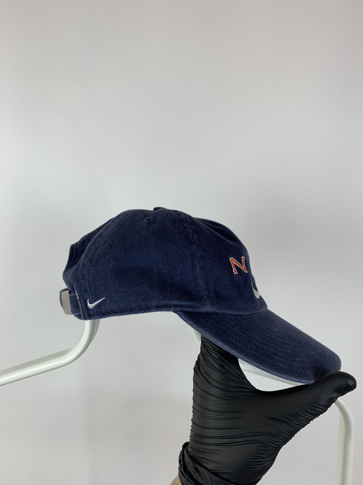 Nike 90s Vintage Nike Big Logo Double Swoosh Cap Hat Size ONE SIZE - 6 Thumbnail