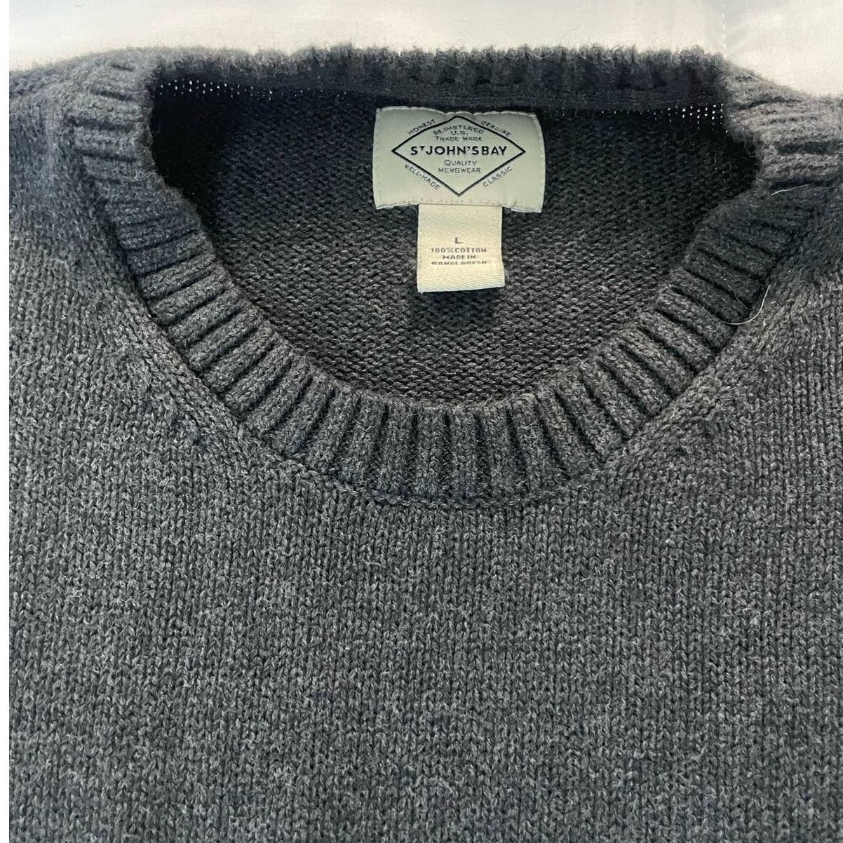 St. John Mens St. John’s Bay Warm Knit Long Sleeve Sweater Vintage Lg Size US L / EU 52-54 / 3 - 2 Thumbnail