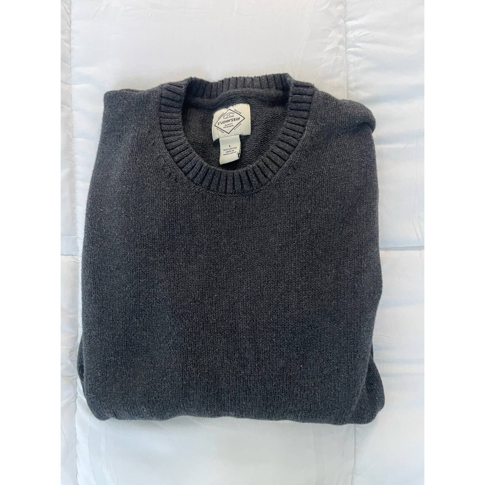 St. John Mens St. John’s Bay Warm Knit Long Sleeve Sweater Vintage Lg Size US L / EU 52-54 / 3 - 4 Thumbnail