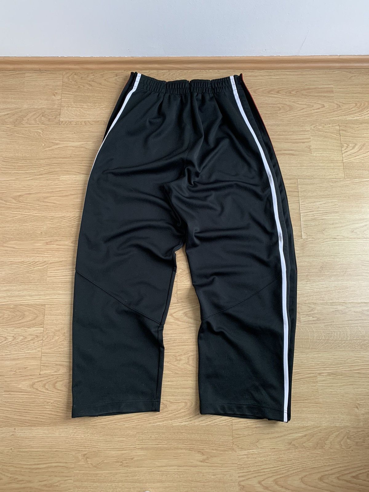 Jordan Brand × Nike × Vintage Vintage y2k Nike Jordan Black Track Pants Buttons Jumpman Size US 34 / EU 50 - 2 Thumbnail