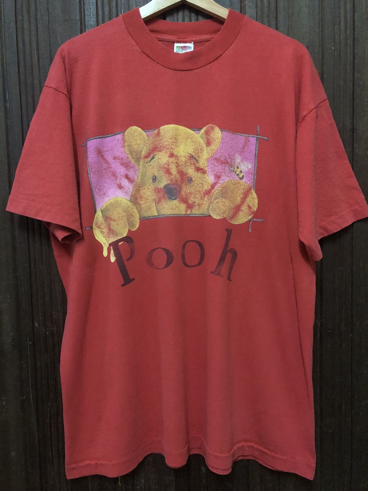 Cartoon Network × Disney × Vintage Vintage 90s Winnie The Pooh Bear Rare Tee Shirt Size US XL / EU 56 / 4 - 1 Thumbnail
