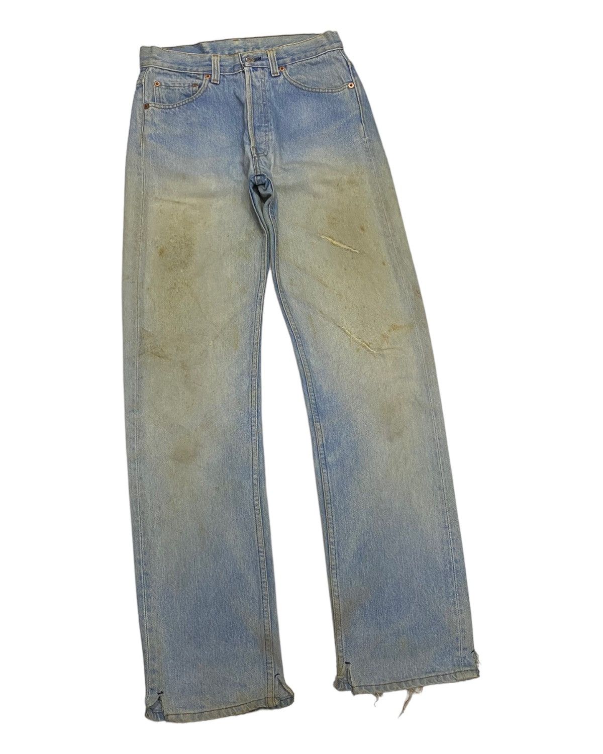Levi's × Vintage RUSTY🔥VTG LEVIS 501 MADE IN USA 🇺🇸 DISTRESSED DENIM JEANS Size US 29 - 6 Thumbnail