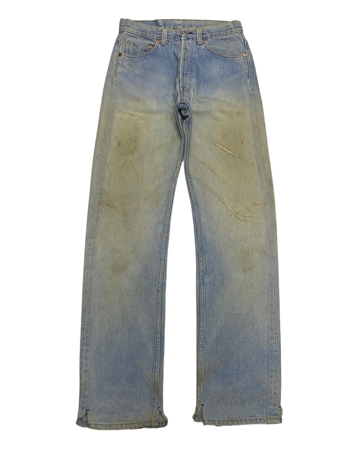 Levi's × Vintage RUSTY🔥VTG LEVIS 501 MADE IN USA 🇺🇸 DISTRESSED DENIM JEANS Size US 29 - 2 Thumbnail