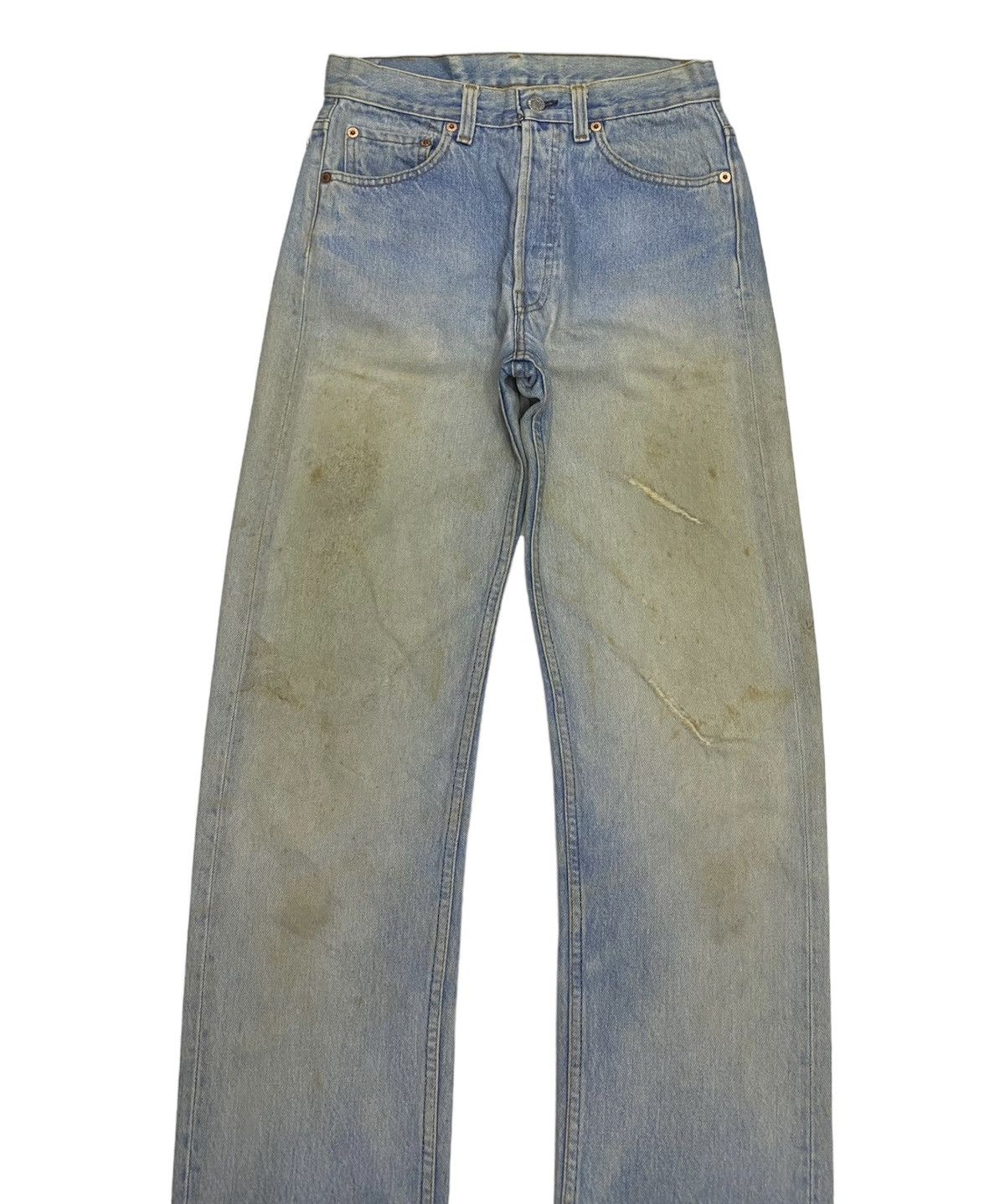 Levi's × Vintage RUSTY🔥VTG LEVIS 501 MADE IN USA 🇺🇸 DISTRESSED DENIM JEANS Size US 29 - 4 Thumbnail