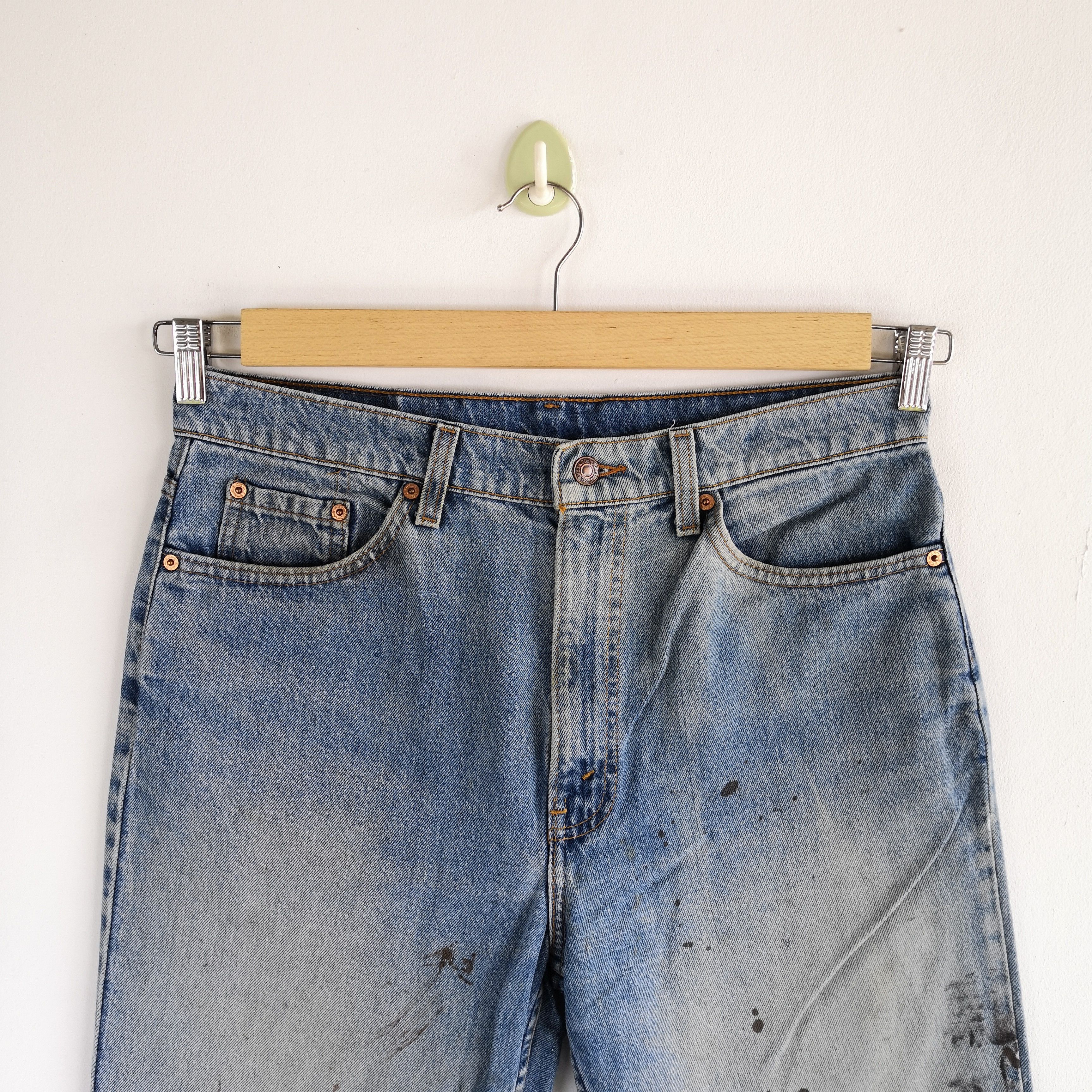 Levi's Vintage Levi's Paint Splatter Jeans Levis Faded Denim Size US 30 / EU 46 - 3 Thumbnail