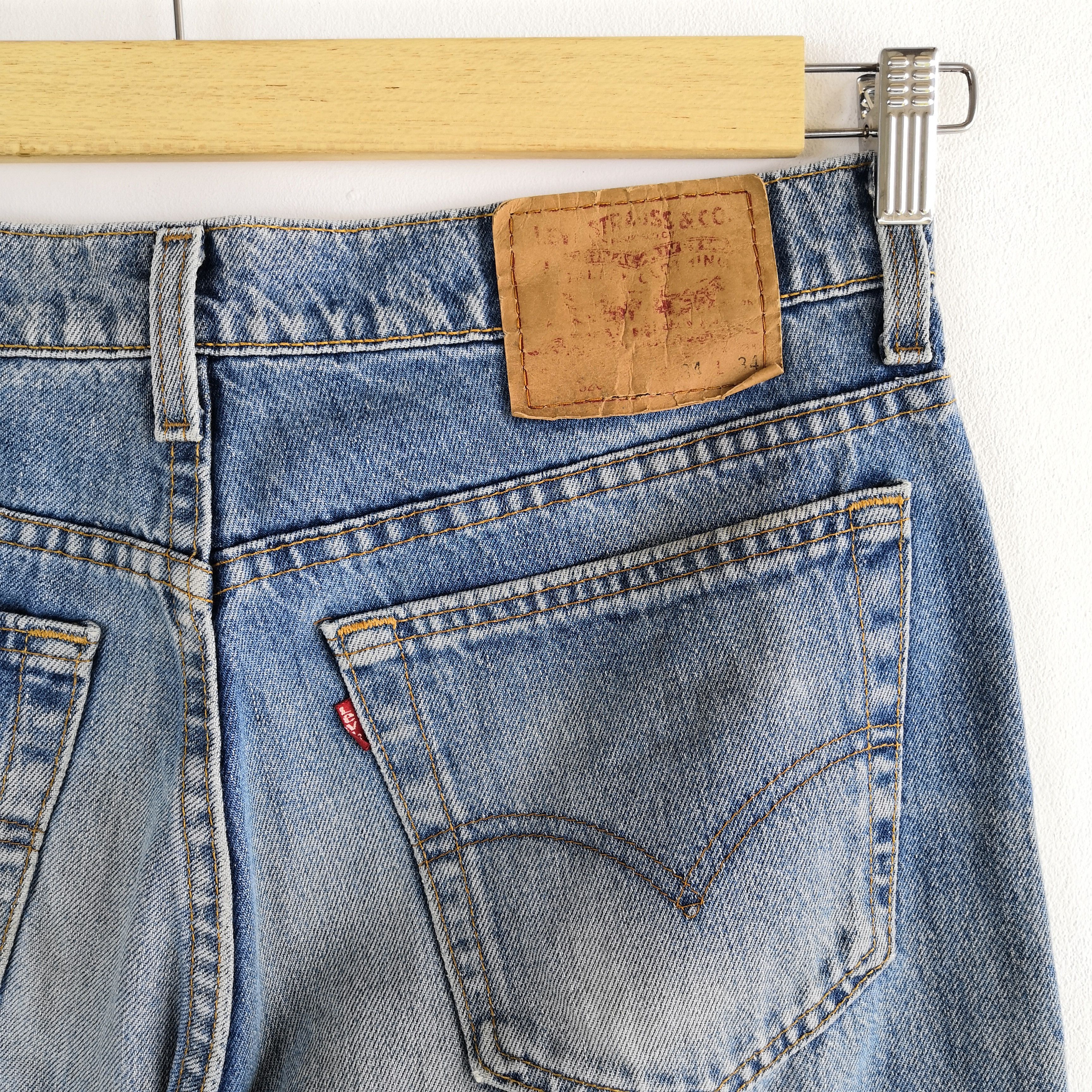 Levi's Vintage Levi's Paint Splatter Jeans Levis Faded Denim Size US 30 / EU 46 - 8 Thumbnail