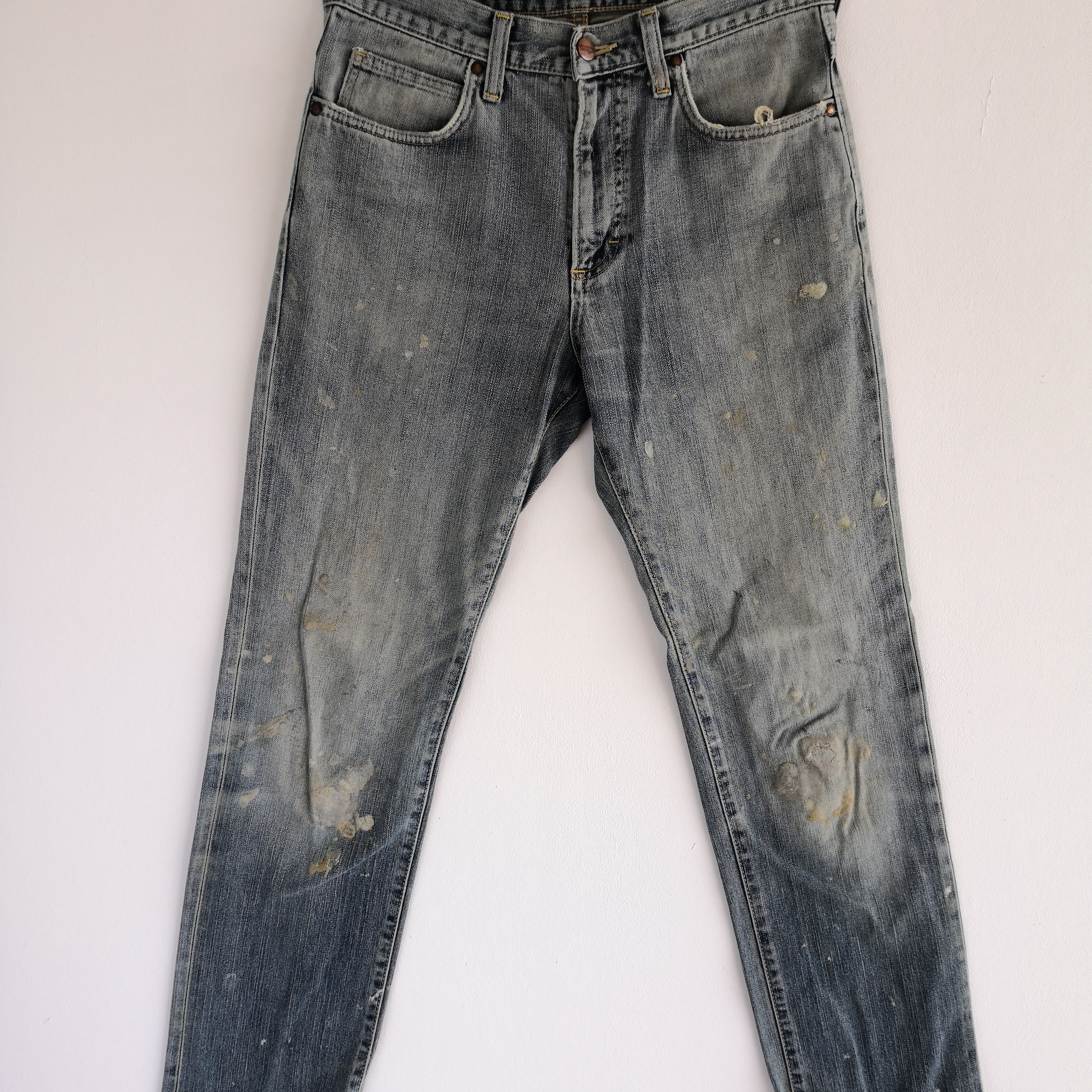 Wrangler Vintage Wrangler Light Wash Jeans Wrangler Distressed Denim Size US 30 / EU 46 - 4 Thumbnail