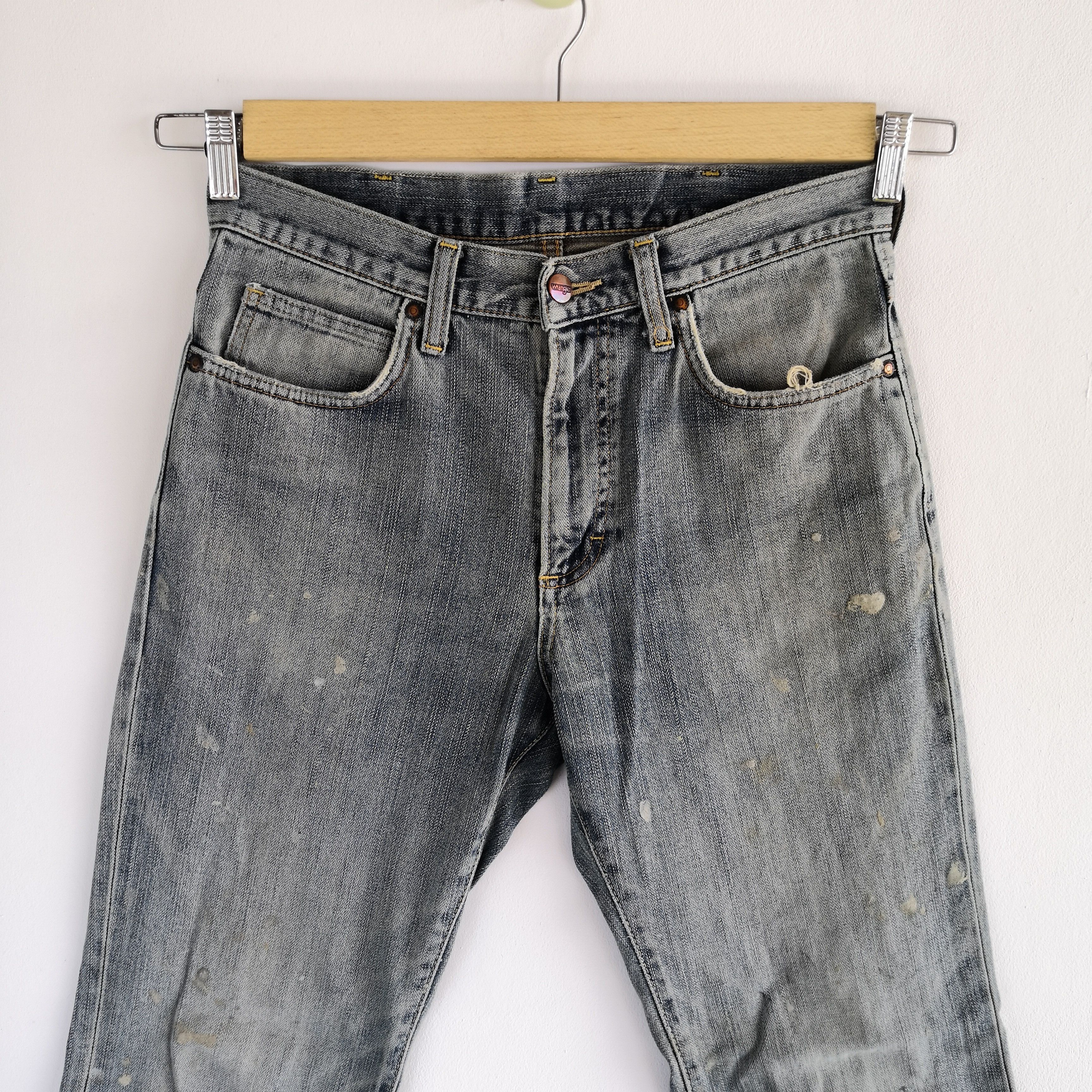 Wrangler Vintage Wrangler Light Wash Jeans Wrangler Distressed Denim Size US 30 / EU 46 - 5 Thumbnail