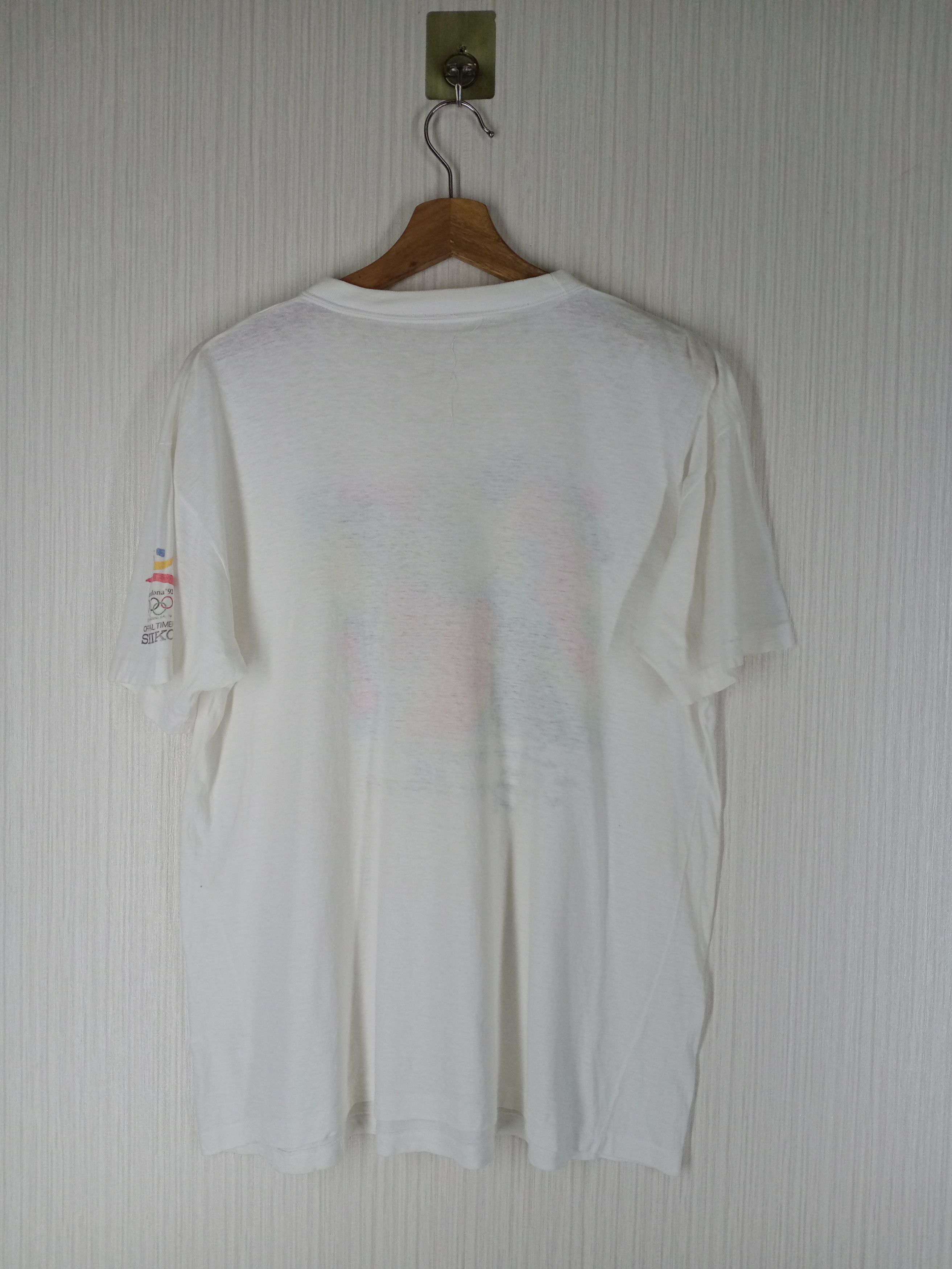 Seiko Vintage 1992 Seiko Barcelona Olympic Games Tee Size US L / EU 52-54 / 3 - 4 Thumbnail