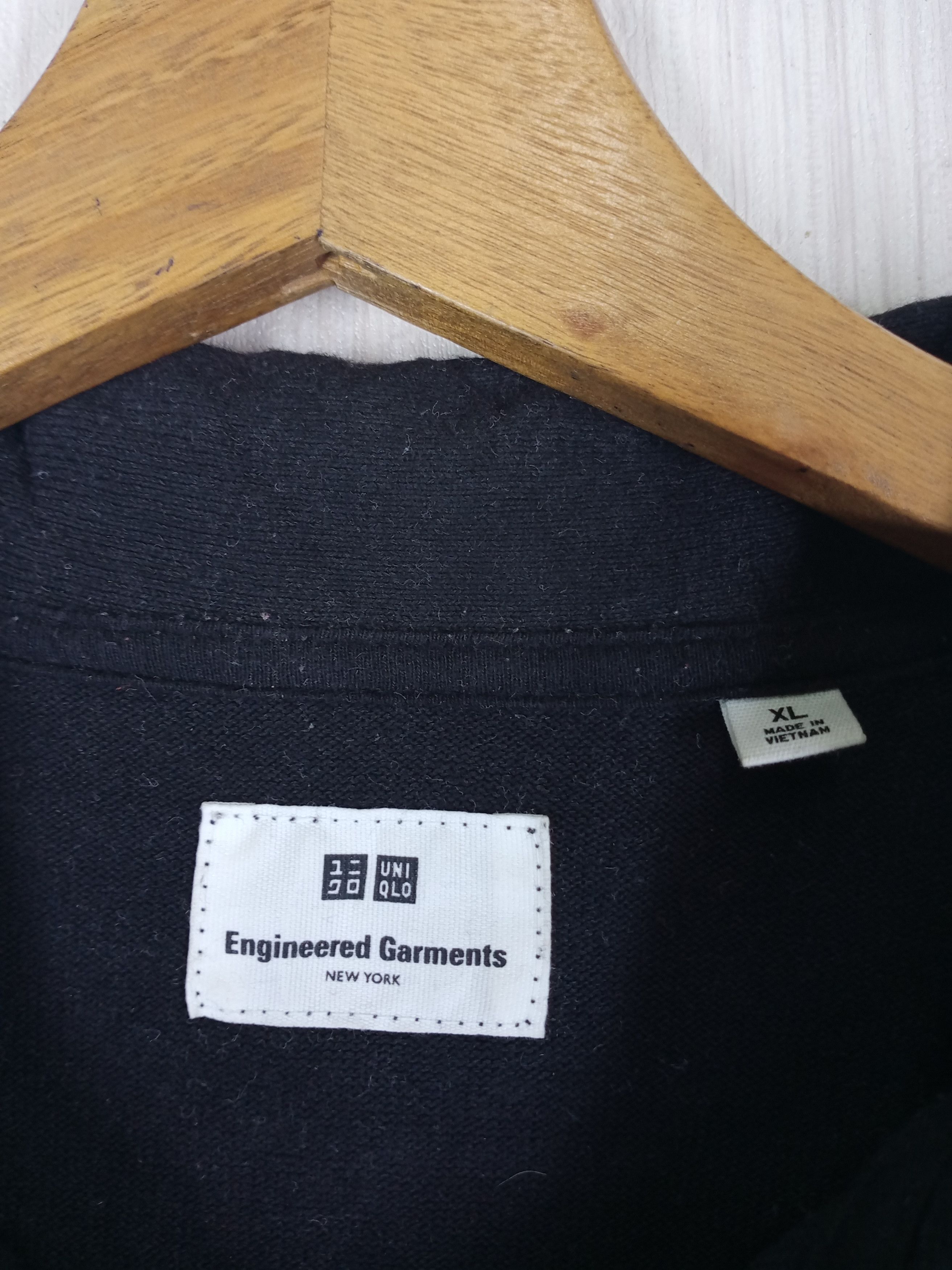 Engineered Garments × Uniqlo Engineered Garments Uniqlo Black Polo Shirt Size XL Size US XL / EU 56 / 4 - 3 Thumbnail