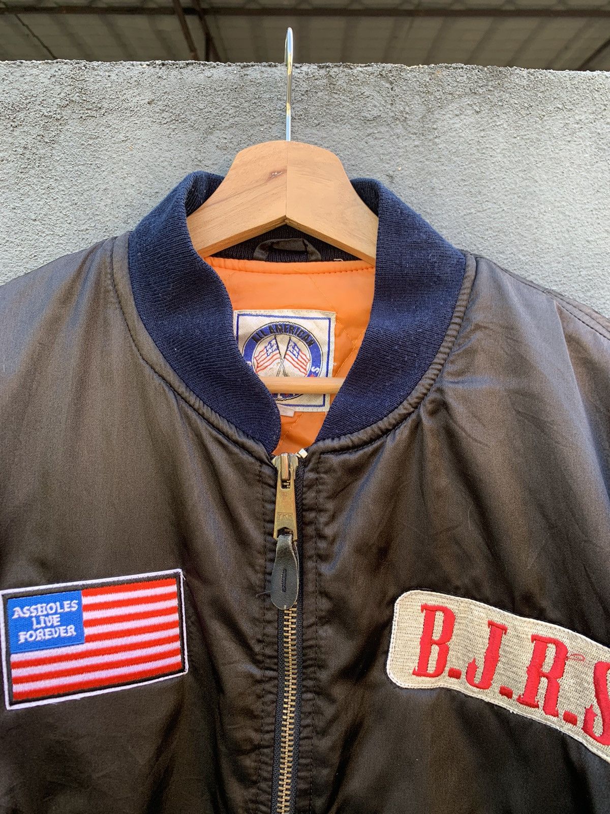 Vintage 🪖Vintage American Arizona Riders Motorcycle Bomber Jacket Size US M / EU 48-50 / 2 - 7 Thumbnail