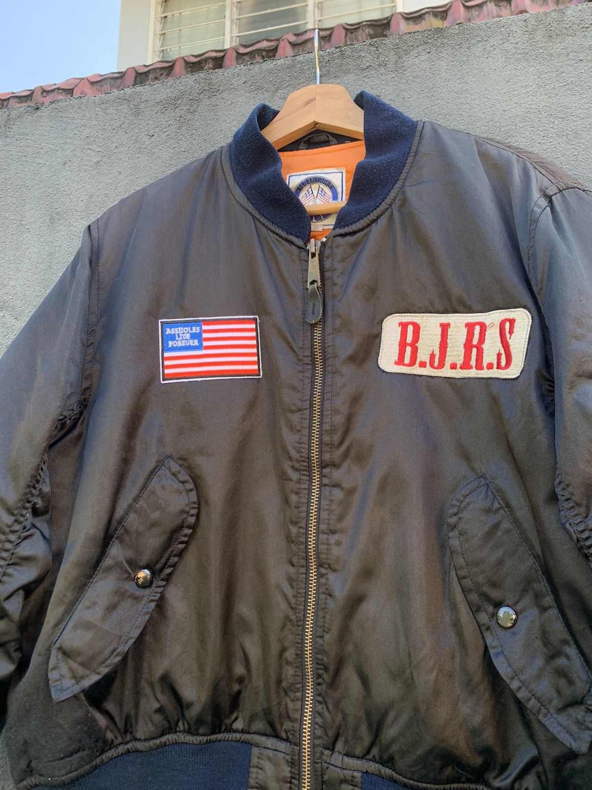 Vintage 🪖Vintage American Arizona Riders Motorcycle Bomber Jacket Size US M / EU 48-50 / 2 - 6 Thumbnail
