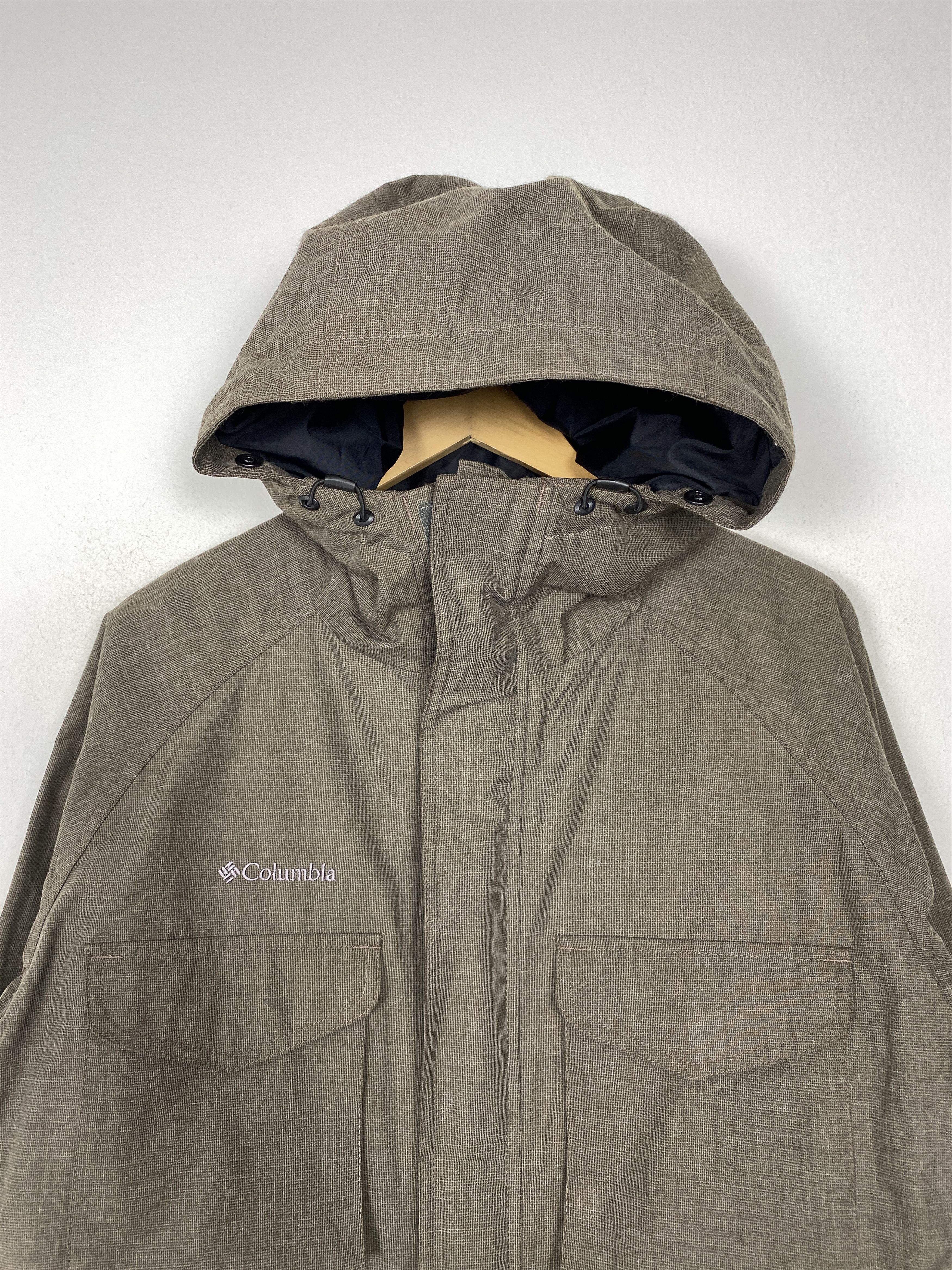 Columbia Vintage COLUMBIA Multi Pocket Hoodie Parka Jacket Size US M / EU 48-50 / 2 - 2 Thumbnail