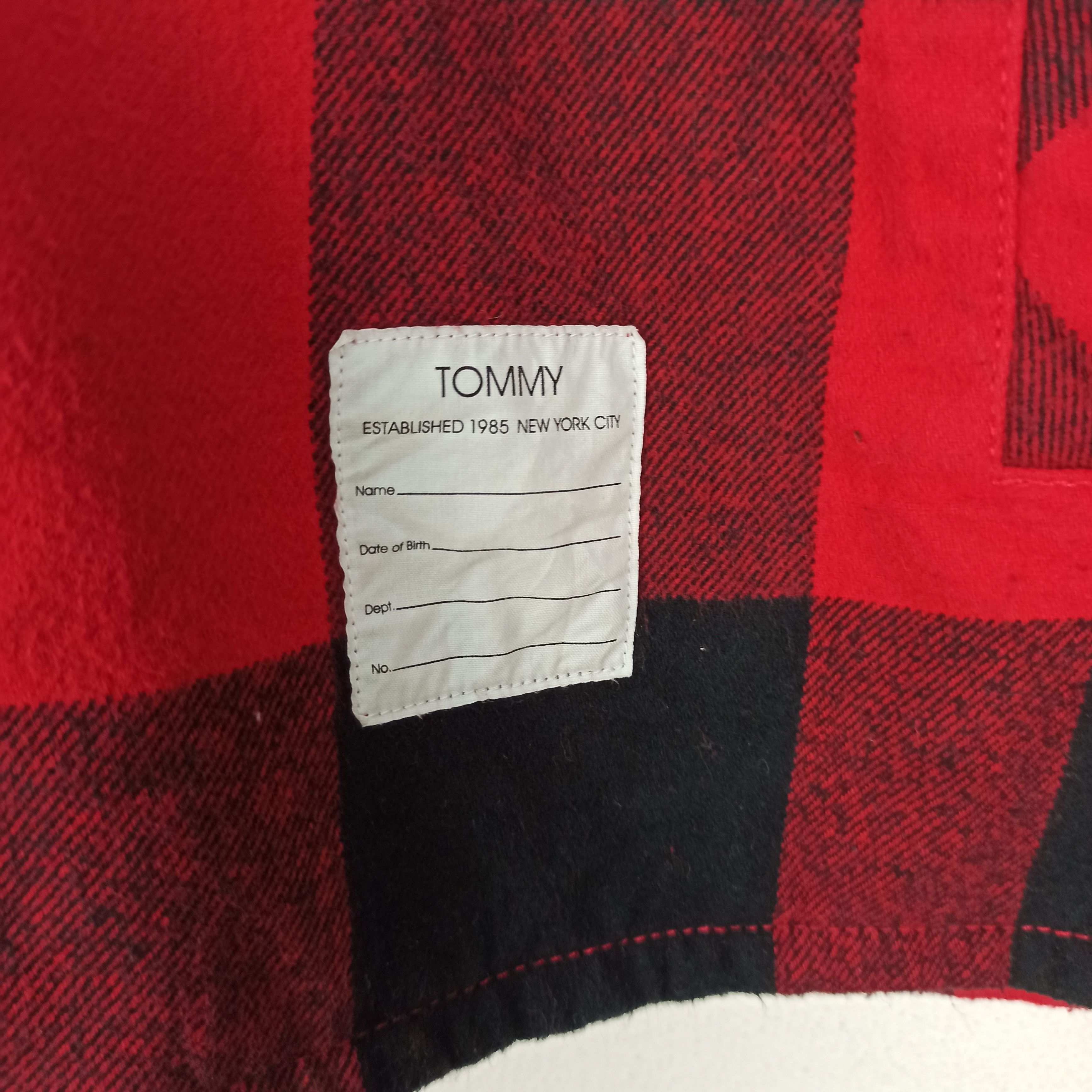 Tommy Hilfiger 🔥STEALS🔥 Rare TOMMY Sherpa Lined Flannel Shirt Jacket Size US XL / EU 56 / 4 - 11 Thumbnail