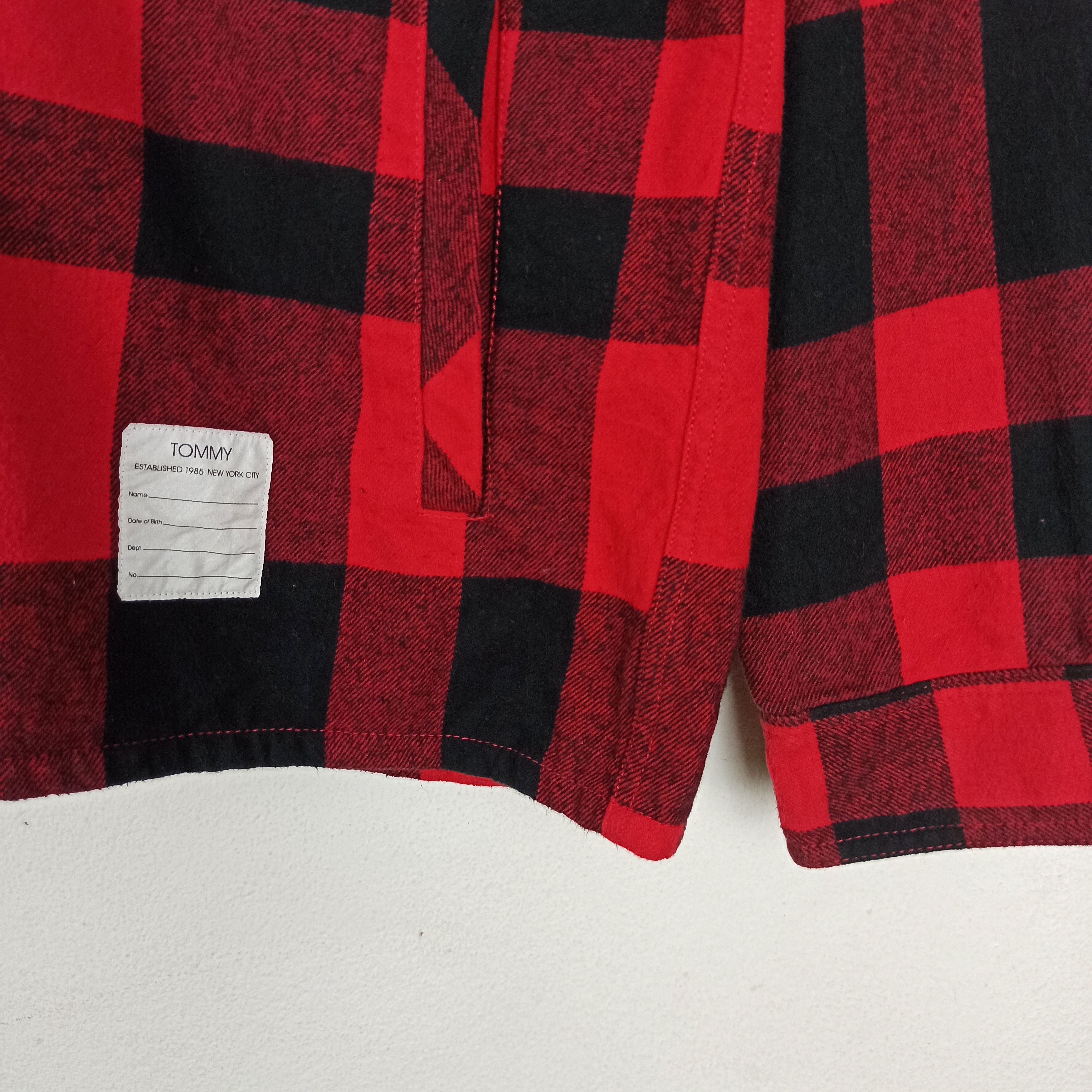 Tommy Hilfiger 🔥STEALS🔥 Rare TOMMY Sherpa Lined Flannel Shirt Jacket Size US XL / EU 56 / 4 - 3 Thumbnail