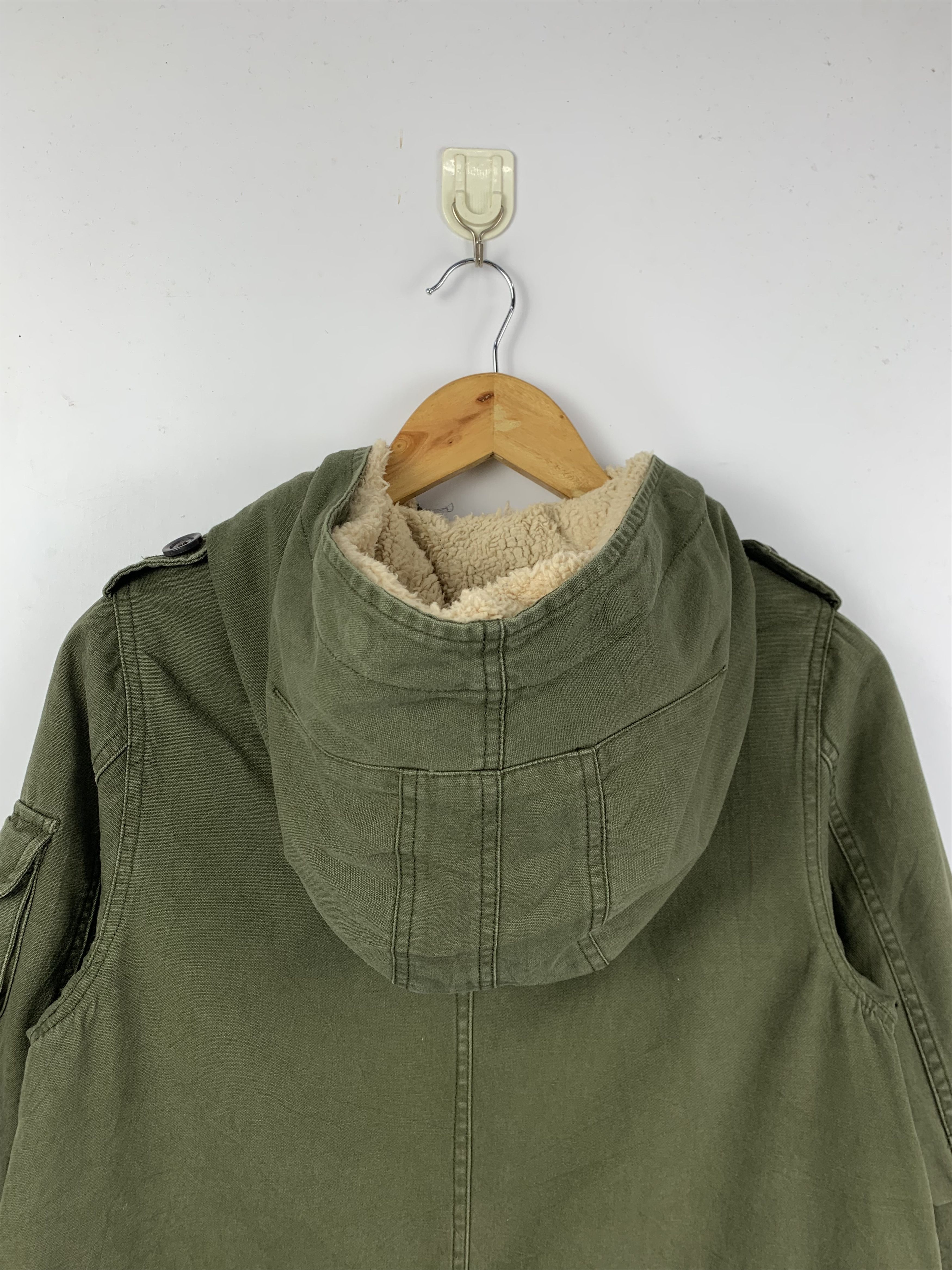 Japanese Brand Vintage REAC Multi Pocket Hoodie Zip Up Parka Jacket Size US M / EU 48-50 / 2 - 5 Thumbnail