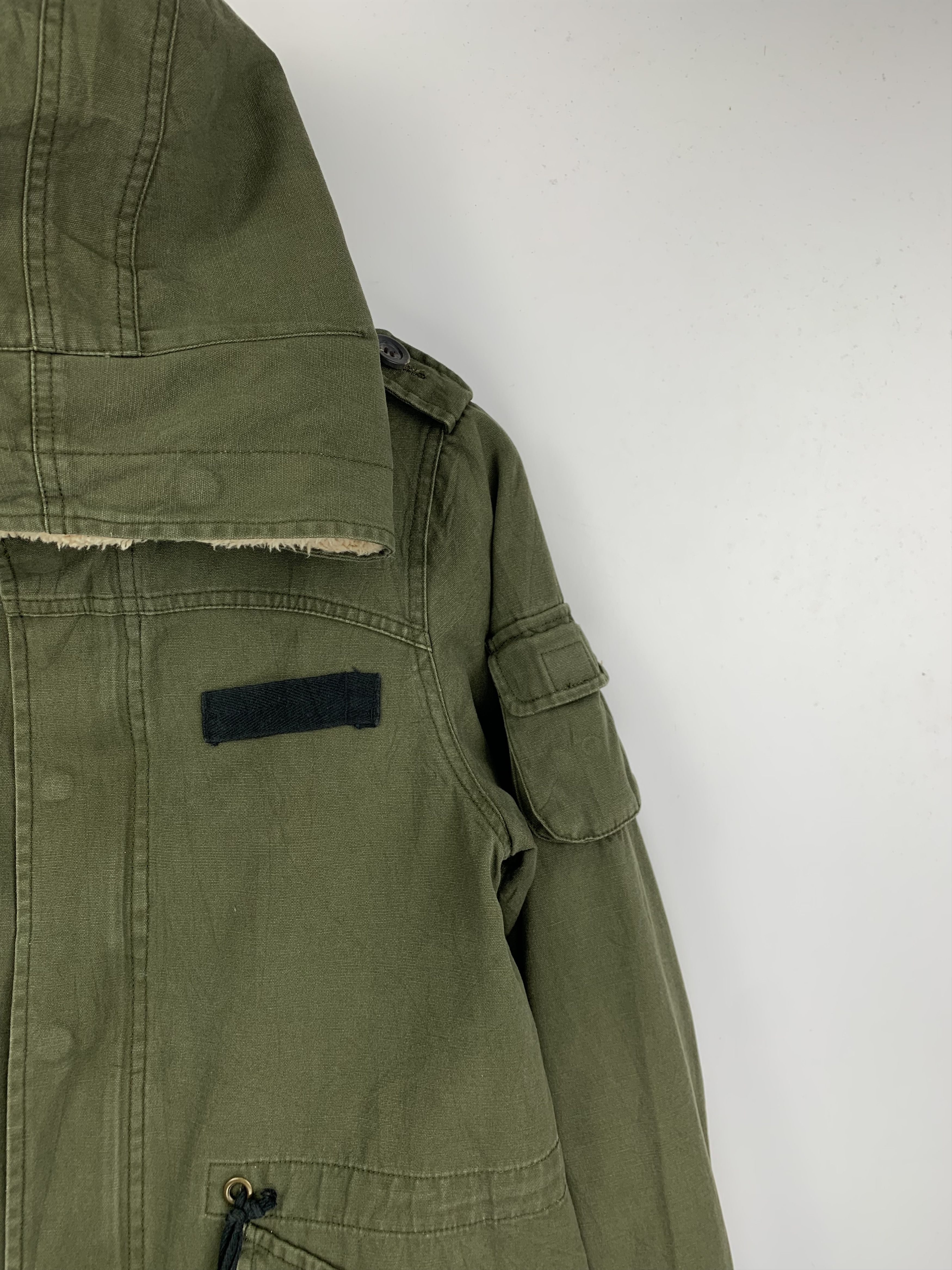 Japanese Brand Vintage REAC Multi Pocket Hoodie Zip Up Parka Jacket Size US M / EU 48-50 / 2 - 4 Thumbnail