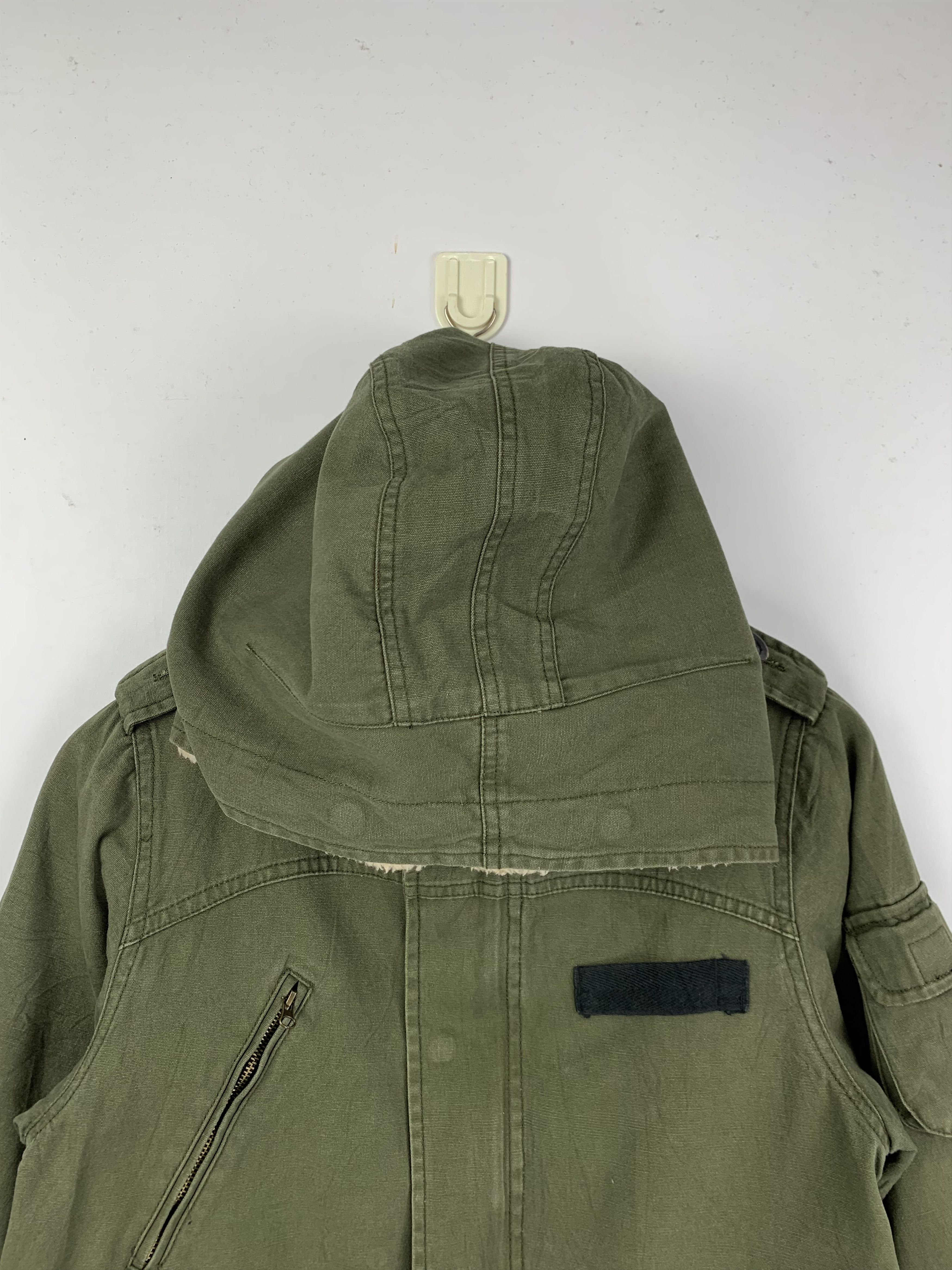 Japanese Brand Vintage REAC Multi Pocket Hoodie Zip Up Parka Jacket Size US M / EU 48-50 / 2 - 3 Thumbnail