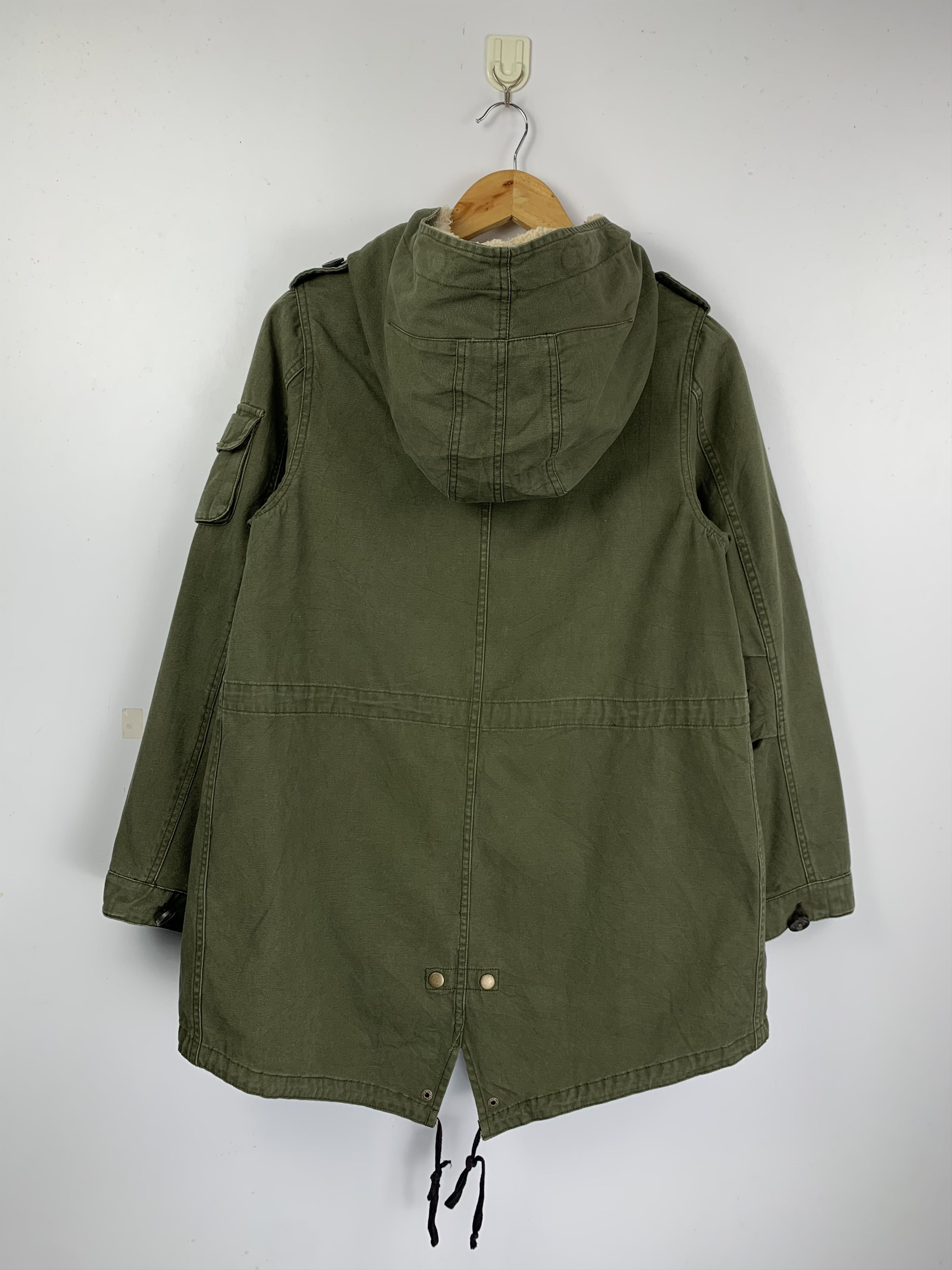 Japanese Brand Vintage REAC Multi Pocket Hoodie Zip Up Parka Jacket Size US M / EU 48-50 / 2 - 6 Thumbnail