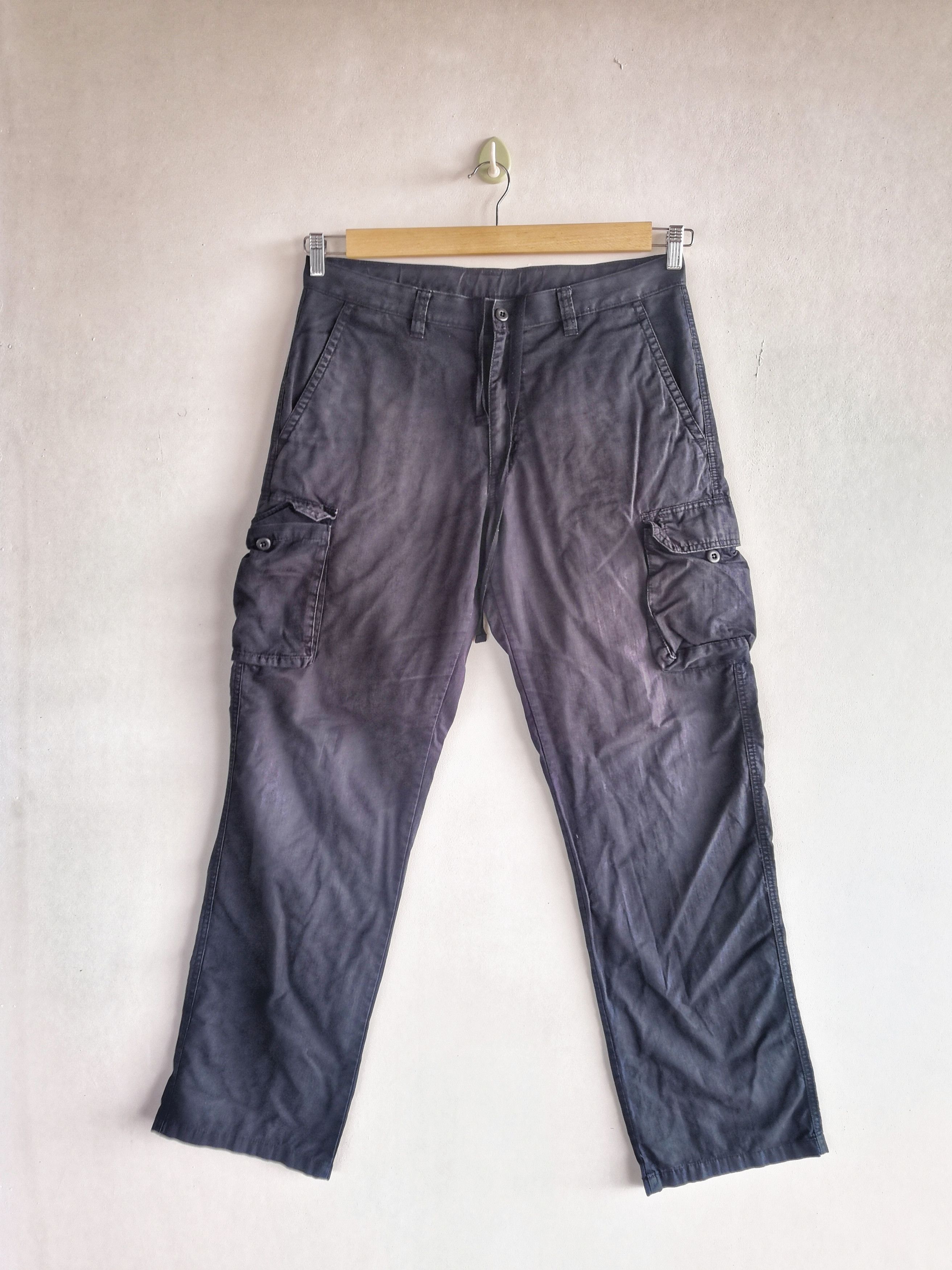 Japanese Brand × Vintage Japanese Cargo Pants Multi Pocket Tactical Fatigue Trousers Size US 34 / EU 50 - 1 Thumbnail
