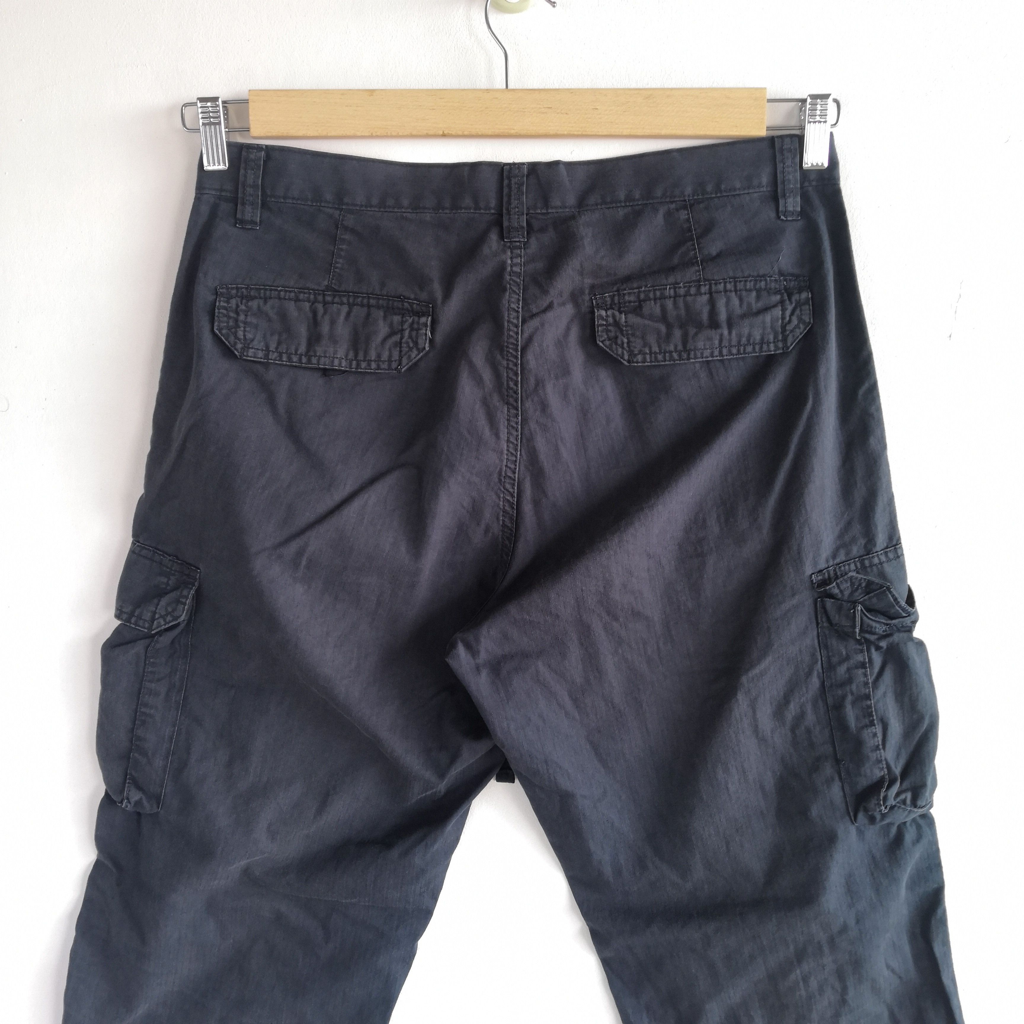 Japanese Brand × Vintage Japanese Cargo Pants Multi Pocket Tactical Fatigue Trousers Size US 34 / EU 50 - 6 Thumbnail