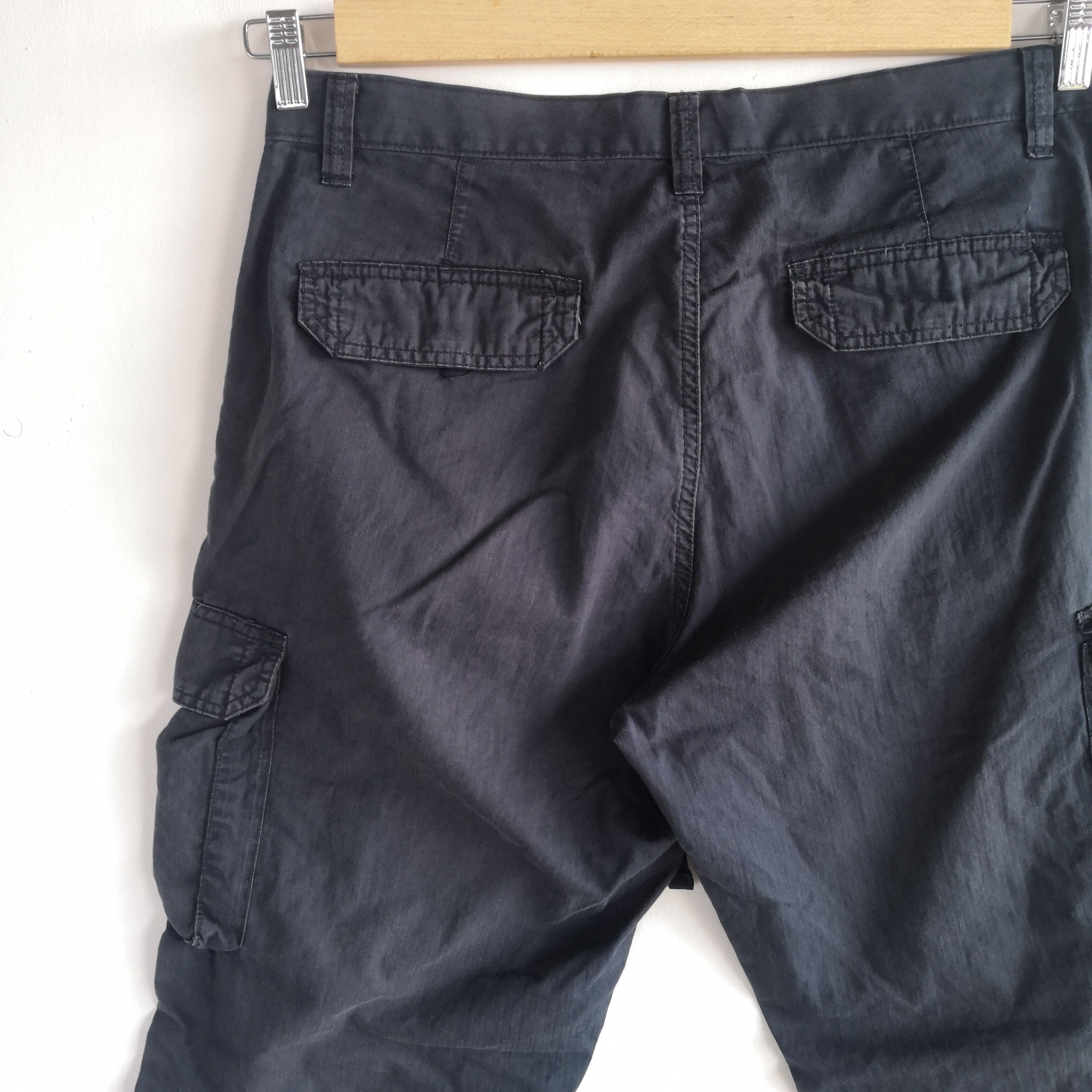 Japanese Brand × Vintage Japanese Cargo Pants Multi Pocket Tactical Fatigue Trousers Size US 34 / EU 50 - 8 Thumbnail