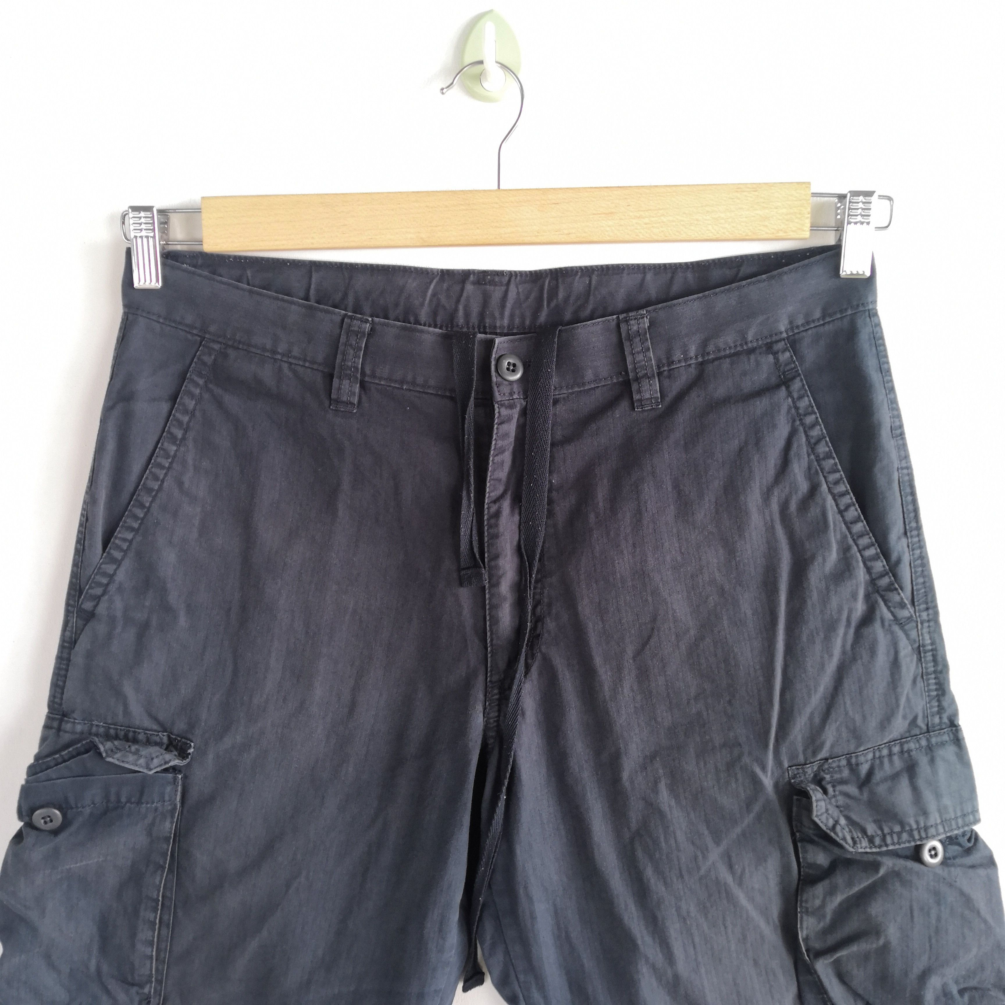 Japanese Brand × Vintage Japanese Cargo Pants Multi Pocket Tactical Fatigue Trousers Size US 34 / EU 50 - 4 Thumbnail