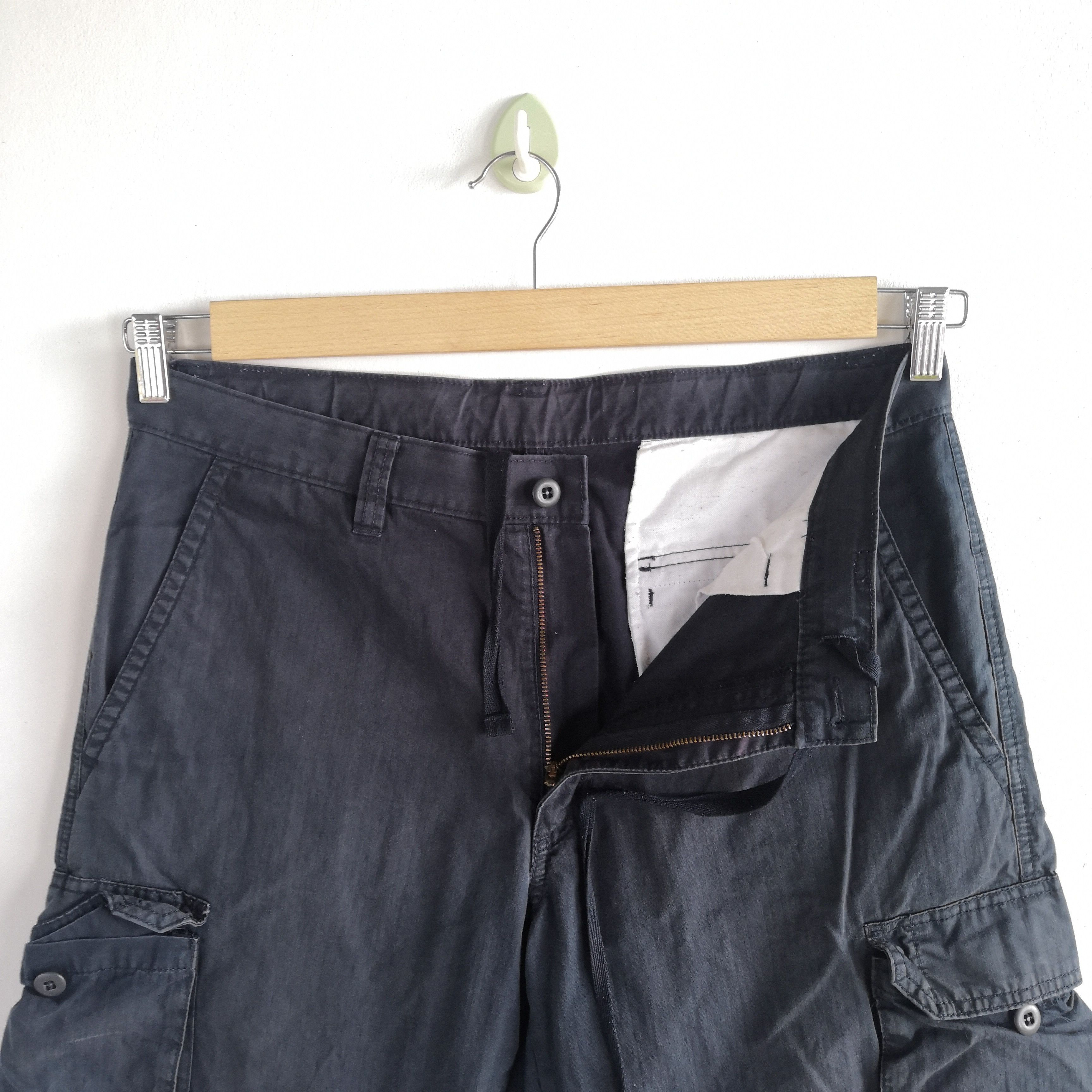 Japanese Brand × Vintage Japanese Cargo Pants Multi Pocket Tactical Fatigue Trousers Size US 34 / EU 50 - 9 Thumbnail