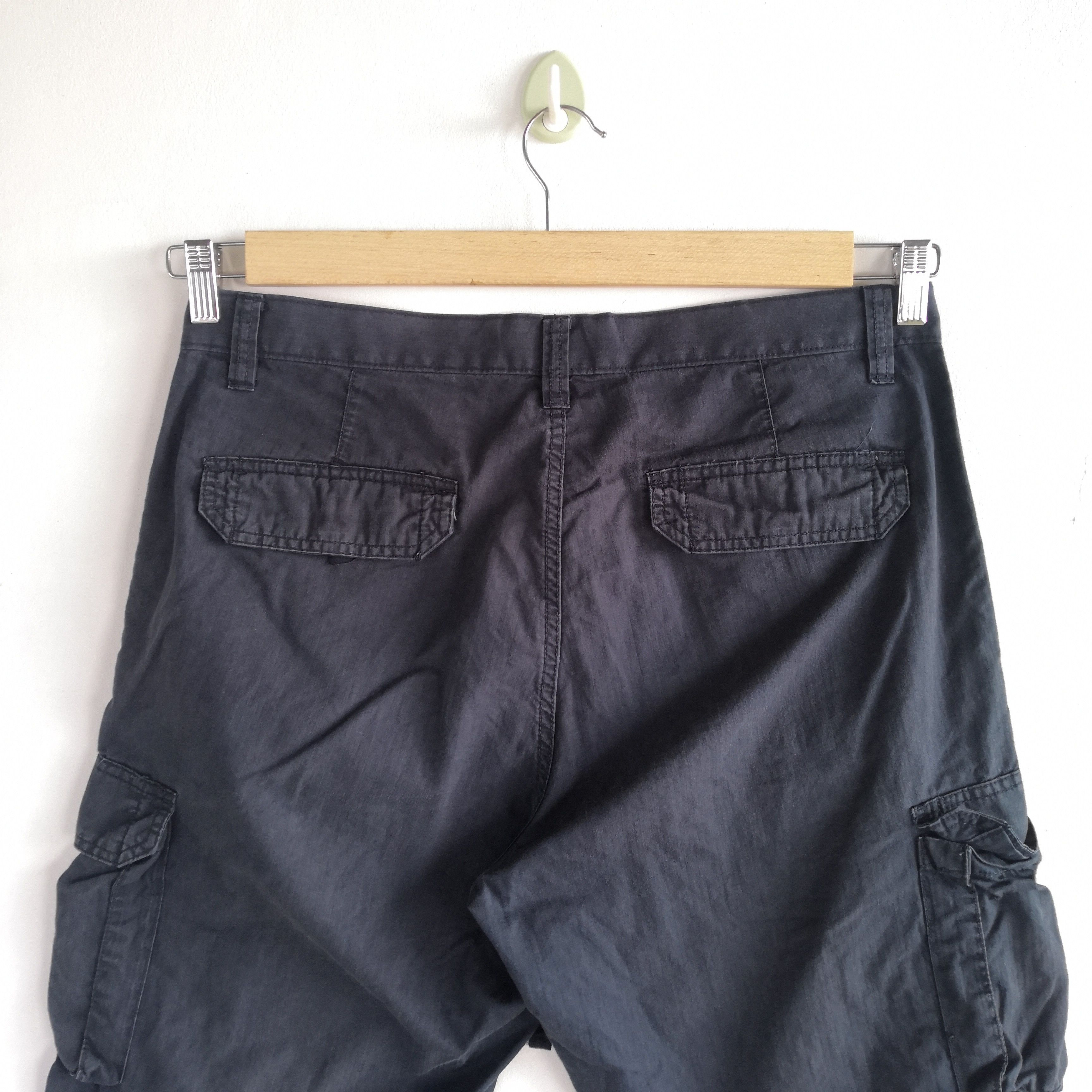 Japanese Brand × Vintage Japanese Cargo Pants Multi Pocket Tactical Fatigue Trousers Size US 34 / EU 50 - 5 Thumbnail