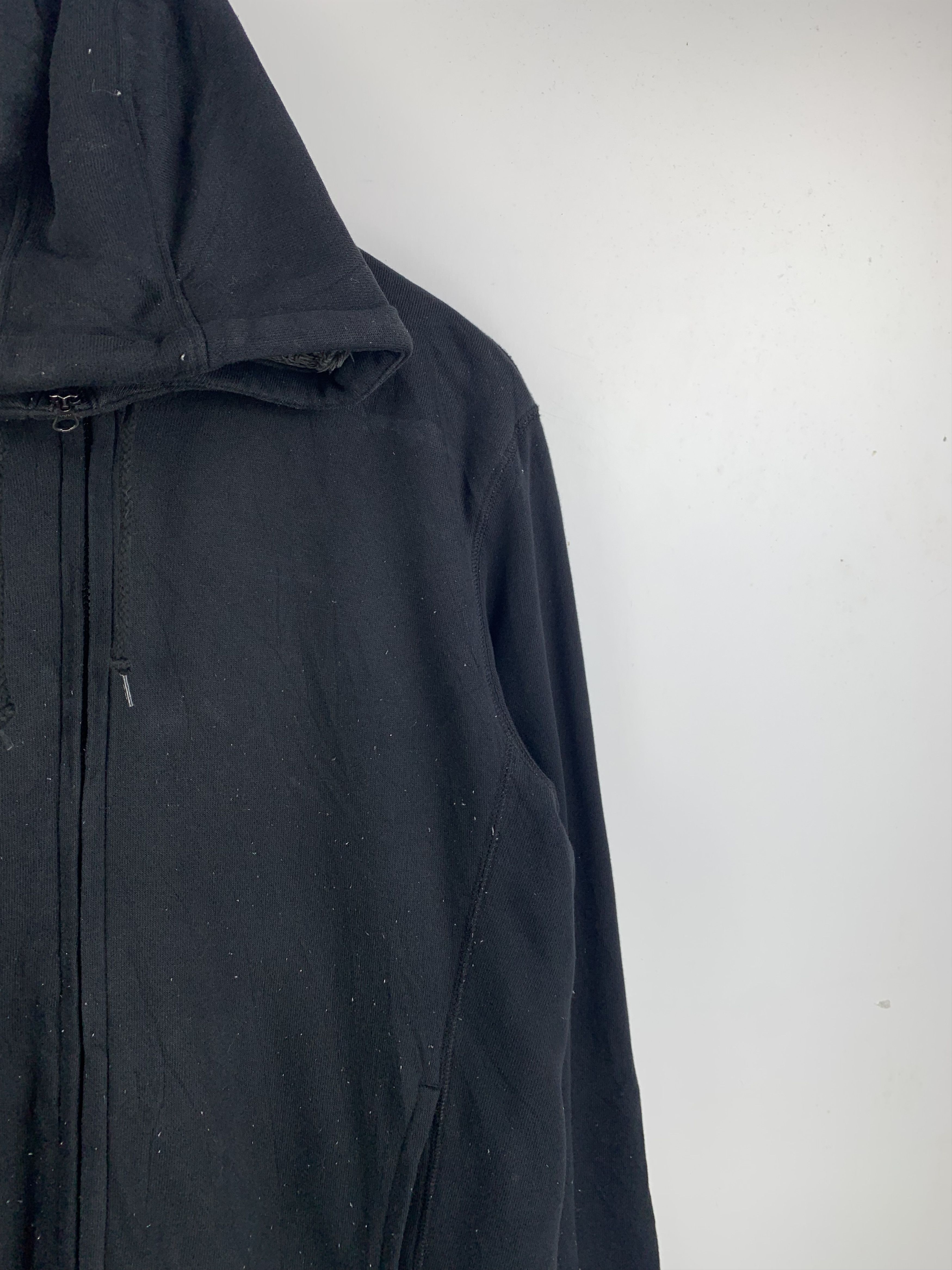 Uniqlo Vintage Uniqlo Washed Black Full-Zip Hoodie Size US XL / EU 56 / 4 - 6 Thumbnail