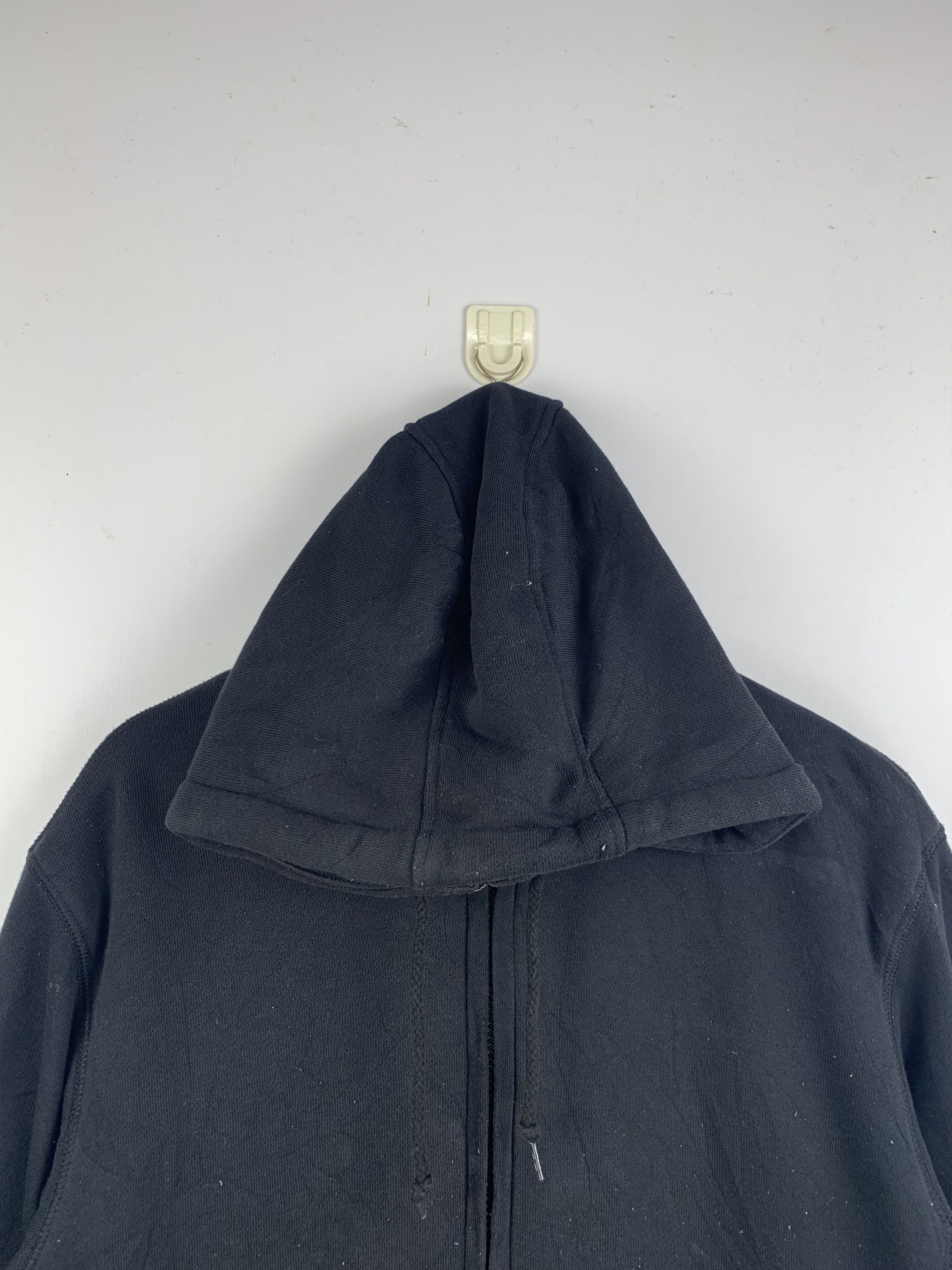 Uniqlo Vintage Uniqlo Washed Black Full-Zip Hoodie Size US XL / EU 56 / 4 - 3 Thumbnail