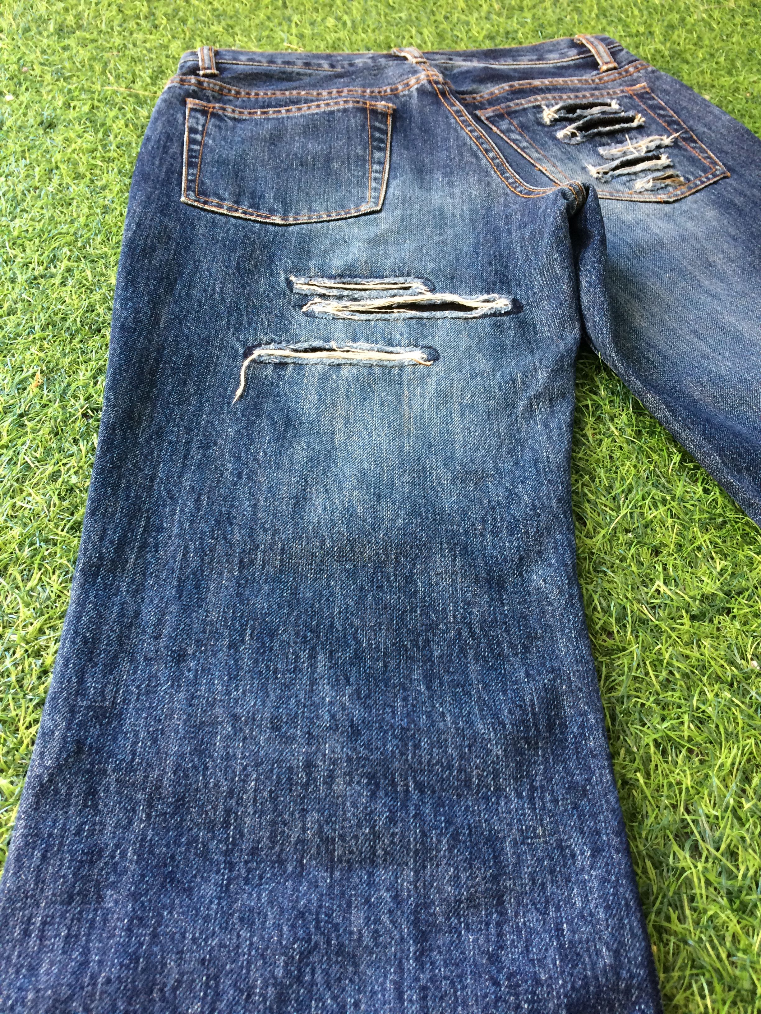 Japanese Brand Japanese Distressed Denim #D-185 Size 28" / US 6 / IT 42 - 9 Thumbnail