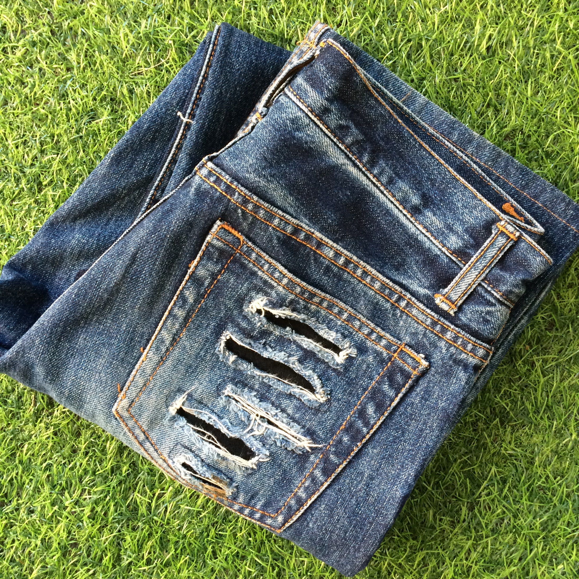 Japanese Brand Japanese Distressed Denim #D-185 Size 28" / US 6 / IT 42 - 10 Thumbnail