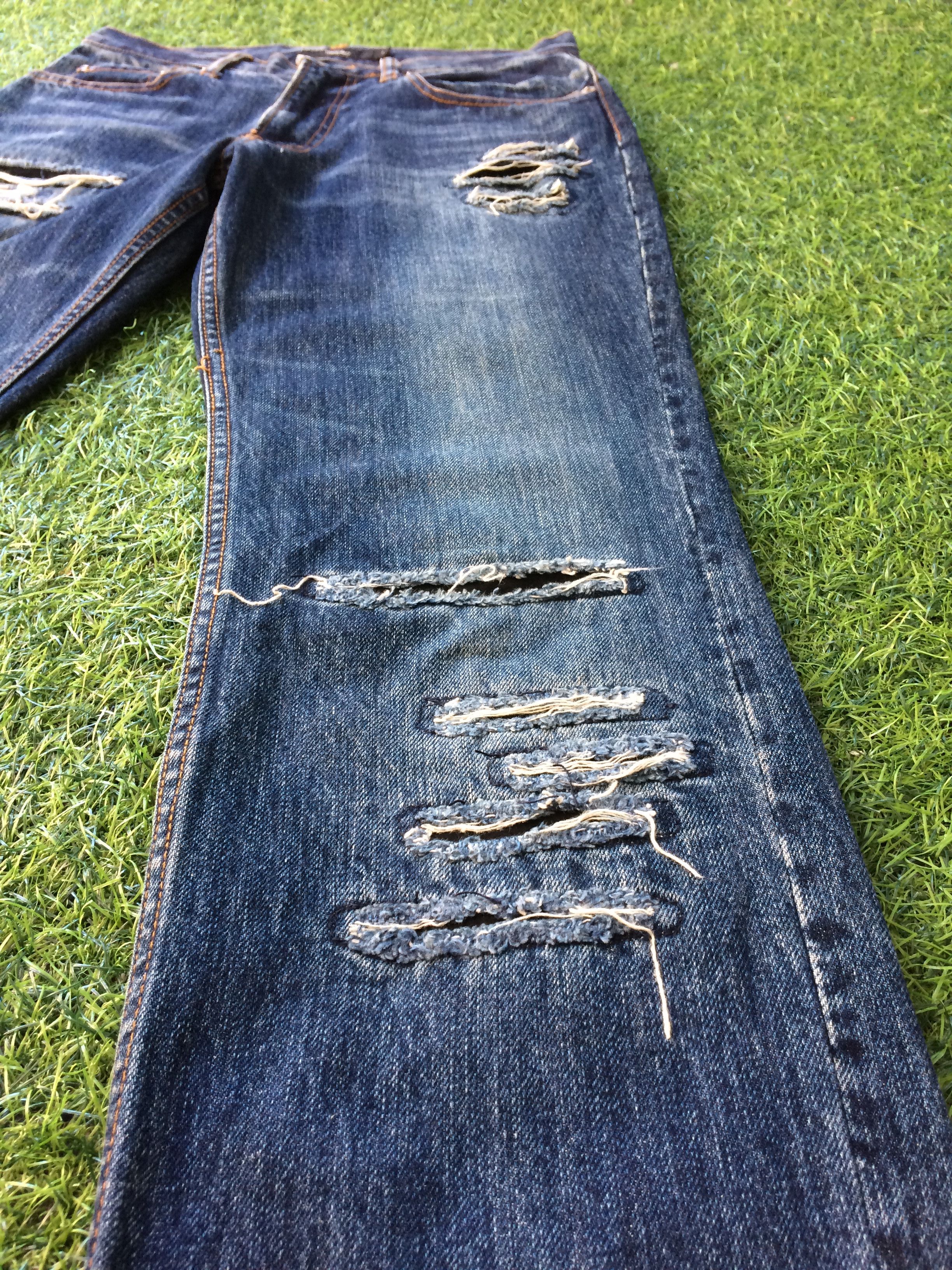 Japanese Brand Japanese Distressed Denim #D-185 Size 28" / US 6 / IT 42 - 8 Thumbnail
